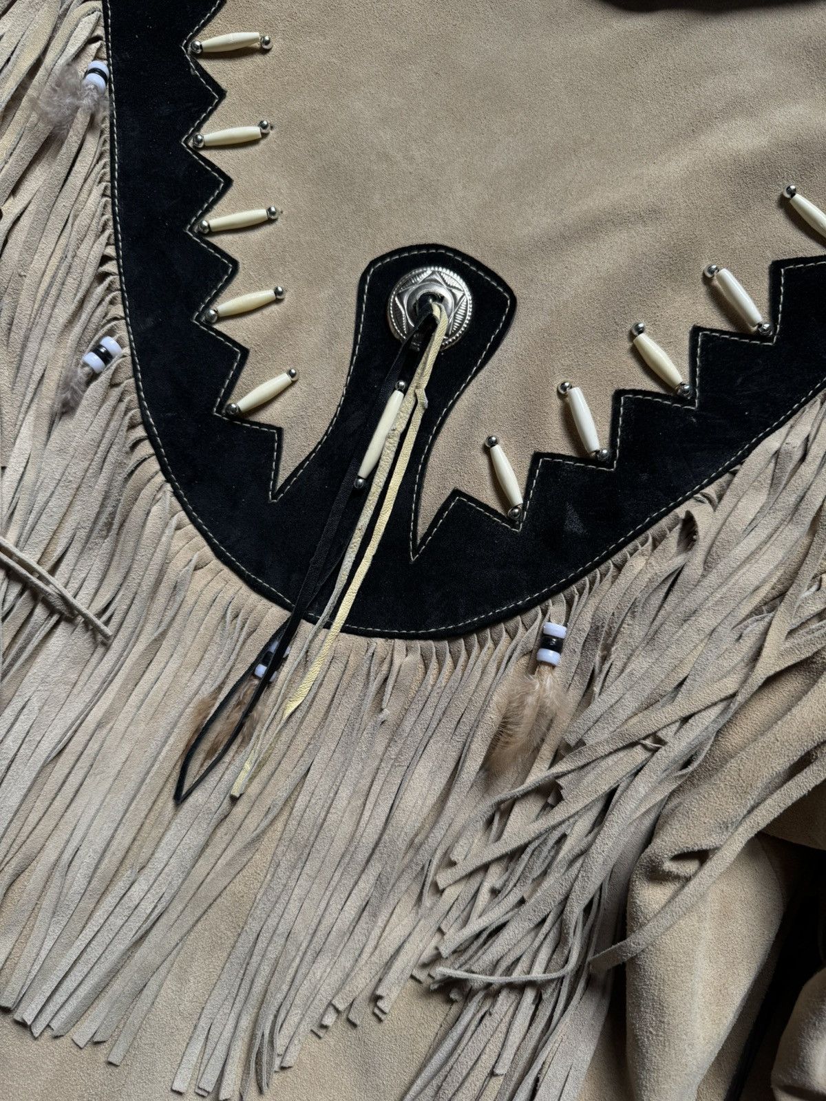 MDK Real Leather Mens Suede Fringe Cowboy western jacket L Size US L / EU 52-54 / 3 - 12 Thumbnail
