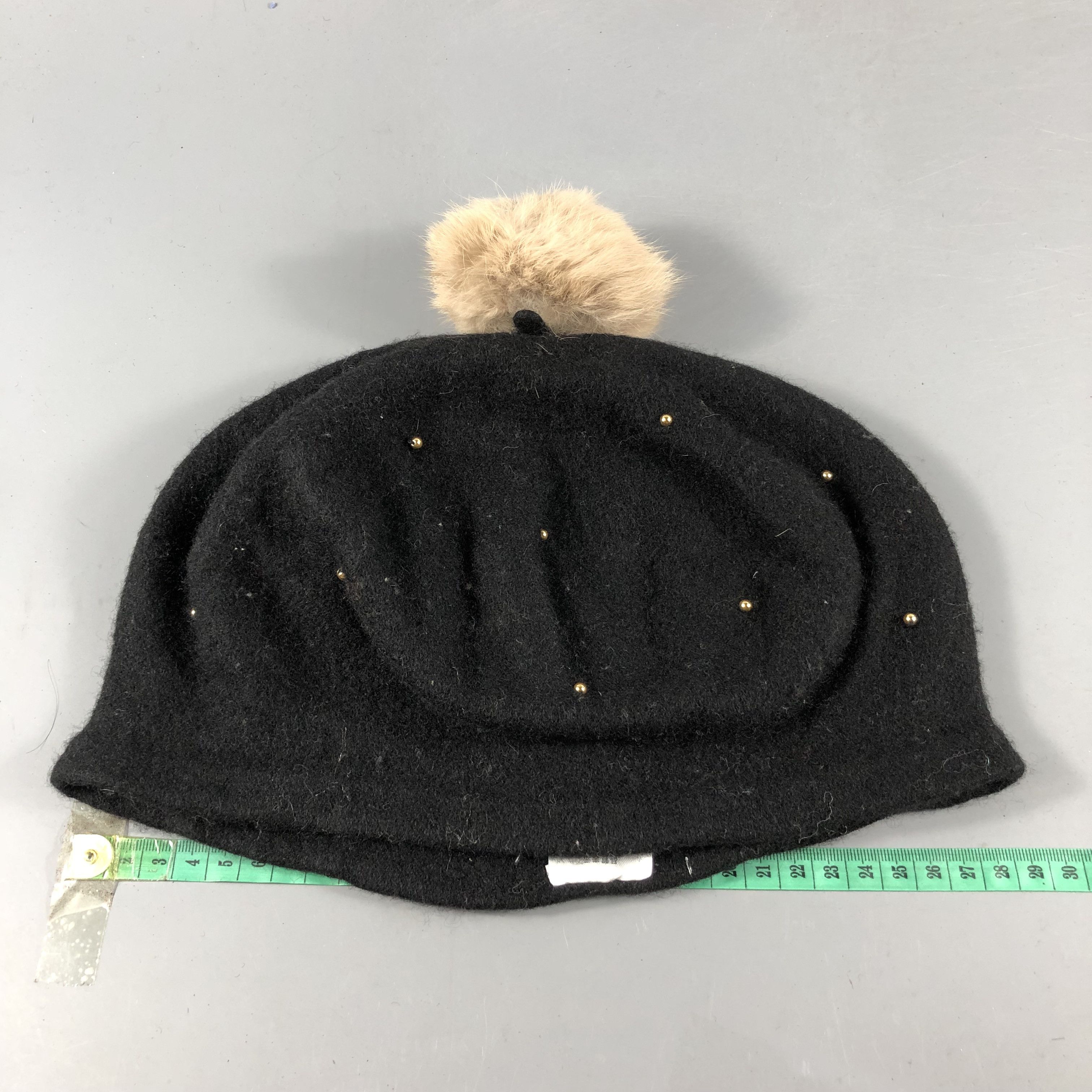 Vintage Grove Bobble Slouchy Beanie Snowcap Snow Hat B984 Size ONE SIZE - 4 Thumbnail