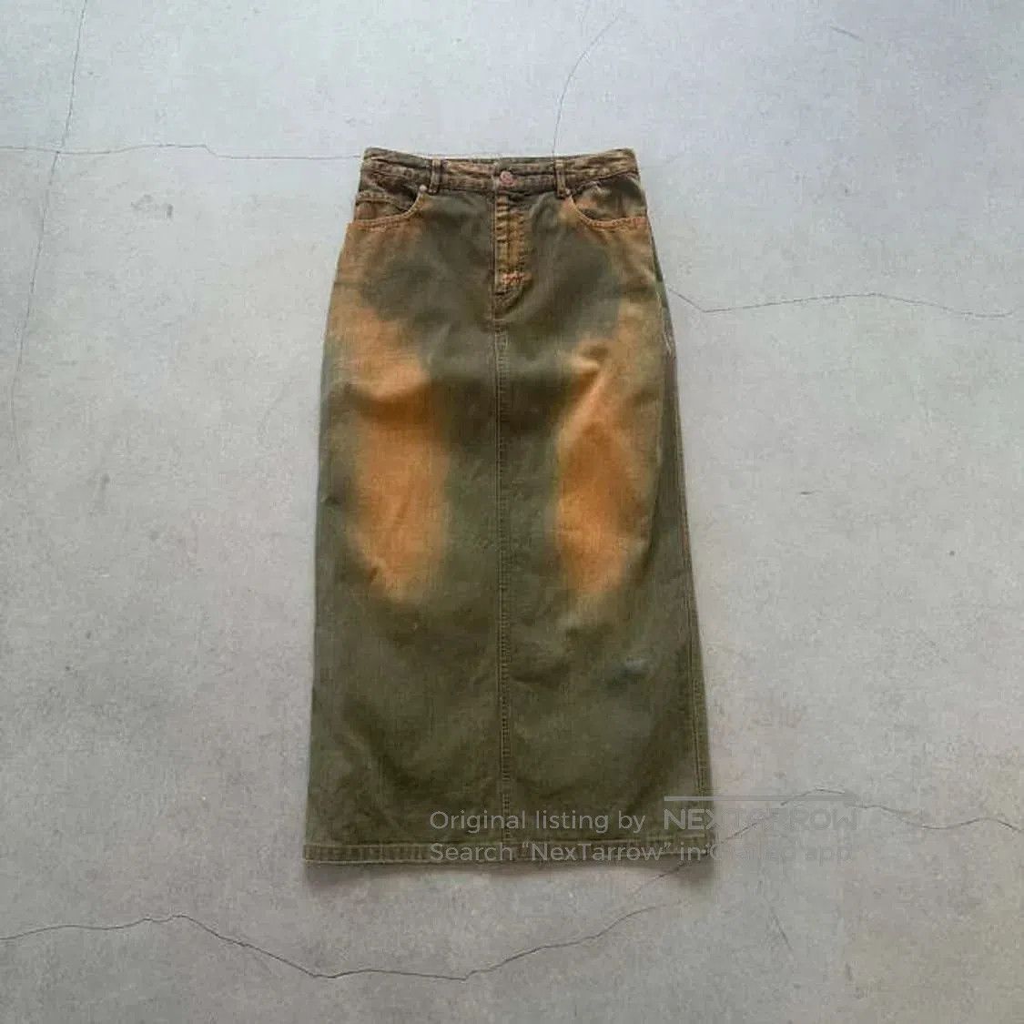Jean Paul Gaultier Jean Paul Gaultier Sunset Denim Skirt. Size 34" / US 12 / IT 48 - 3 Thumbnail