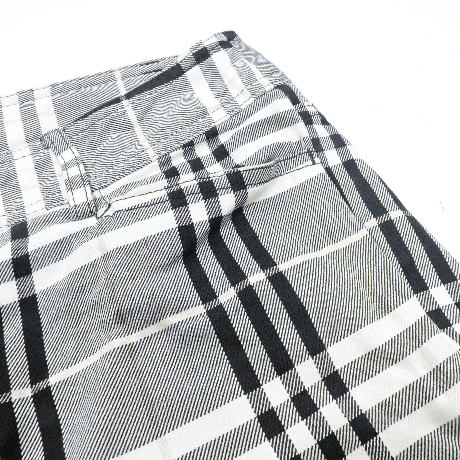 Burberry BURBERRY BLUE LABEL NOVA CHECK GREY BLACK LONG PANTS Size 25" / US 0 / IT 36 - 11 Thumbnail