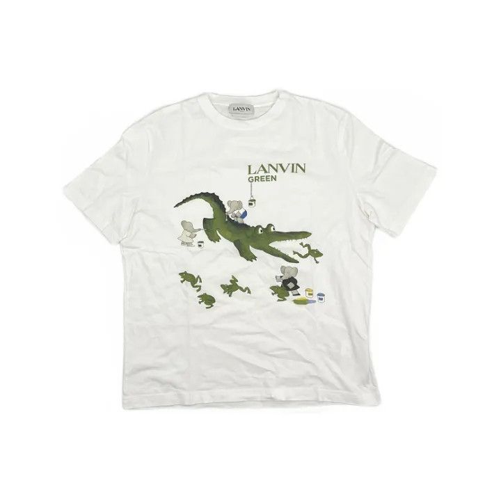Lanvin Lanvin Graphic Print Comfortable Pullover T-Shirt 0079 Size US L / EU 52-54 / 3 - 1 Thumbnail