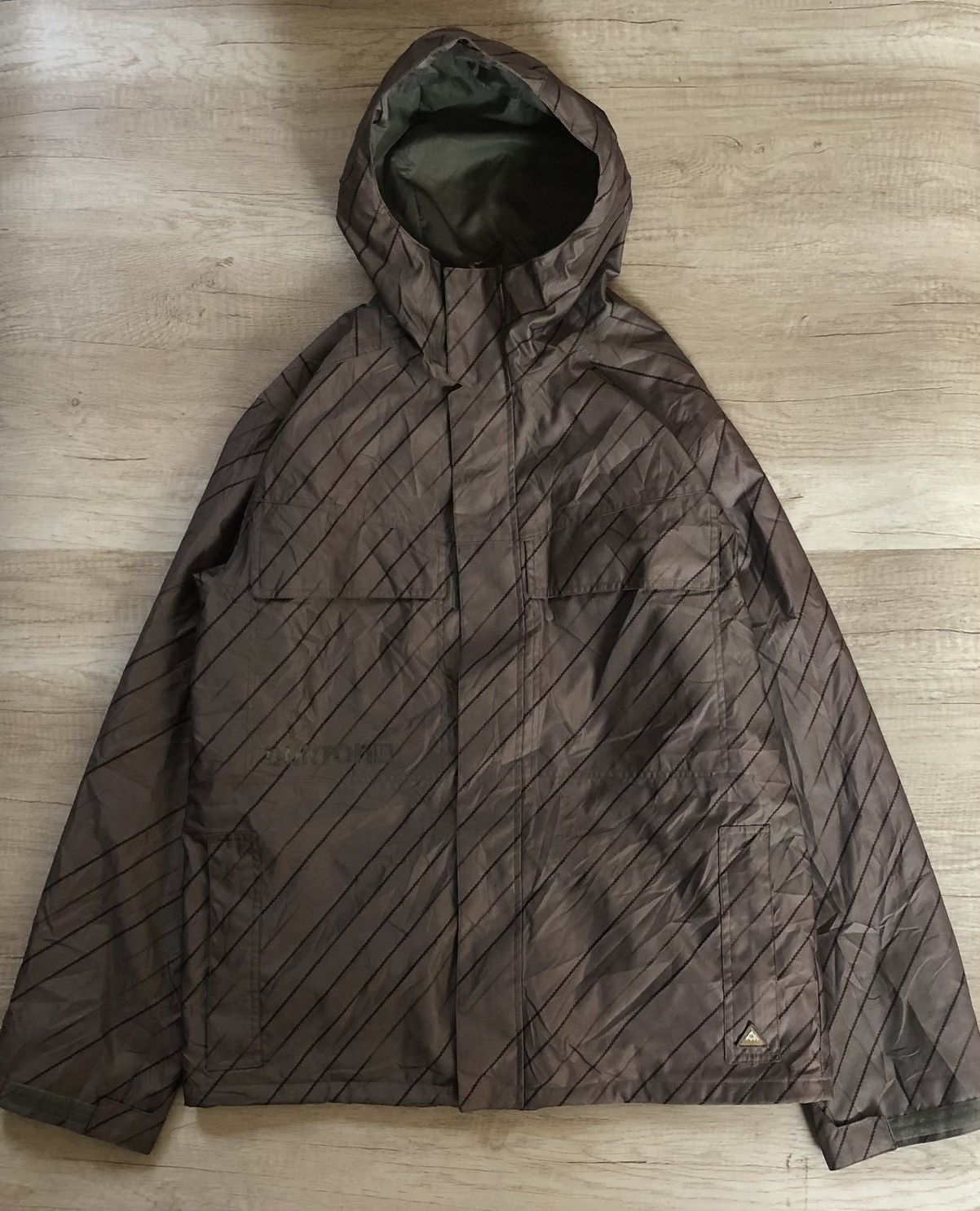 NWOT BURTON Snowboard Mens Coat Hooded Dryride Multicolor XL