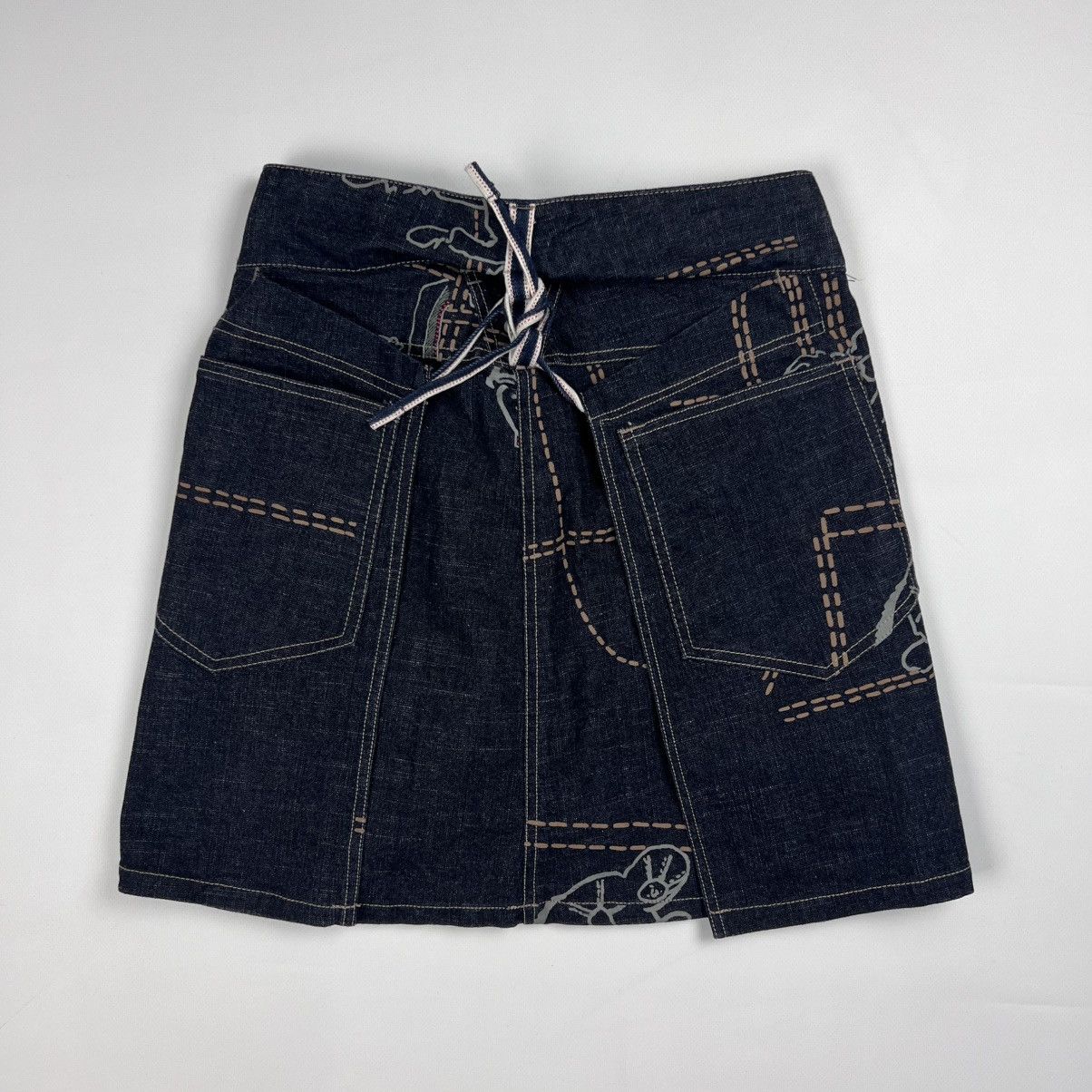 Marithe + Francois Girbaud Marithé + François Girbaud Modular Denim skirt Size 27" / US 4 / IT 40 - 2 Thumbnail