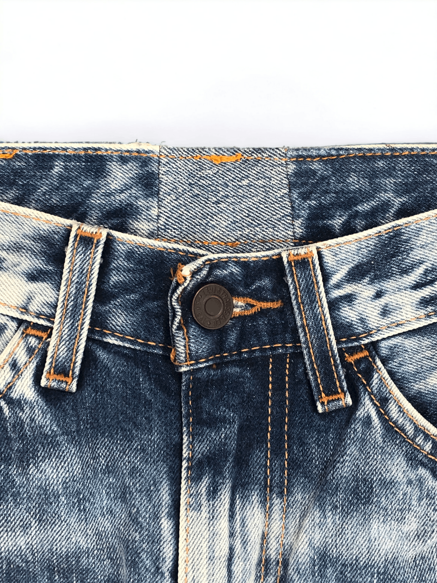 Levi's Vintage Levis 505 Orange Tab Acid Wash Jeans 29x28.5 S0017 Size US 29 - 14 Thumbnail