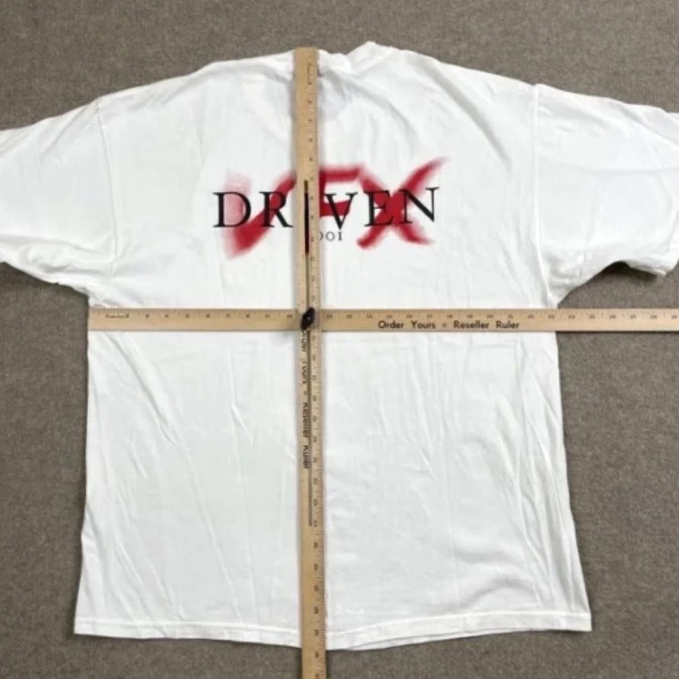 Hanes VINTAGE Hanes T Shirt XL White Driven Graphic Movie Tee Racing Men's Size US XL / EU 56 / 4 - 5 Thumbnail