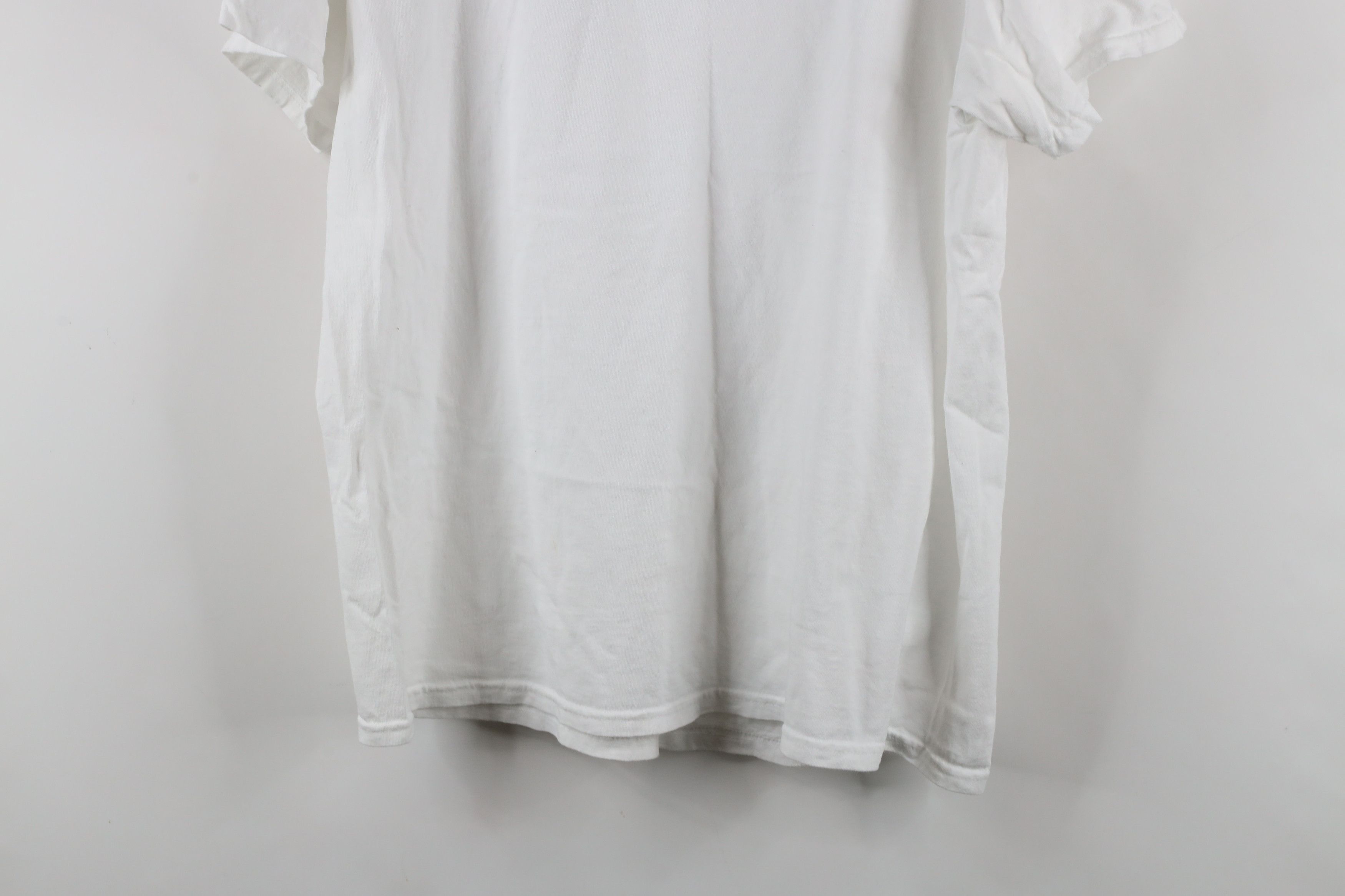 Vintage Vintage Y2K Streetwear Heavyweight Cotton T-Shirt White Size US XL / EU 56 / 4 - 9 Thumbnail