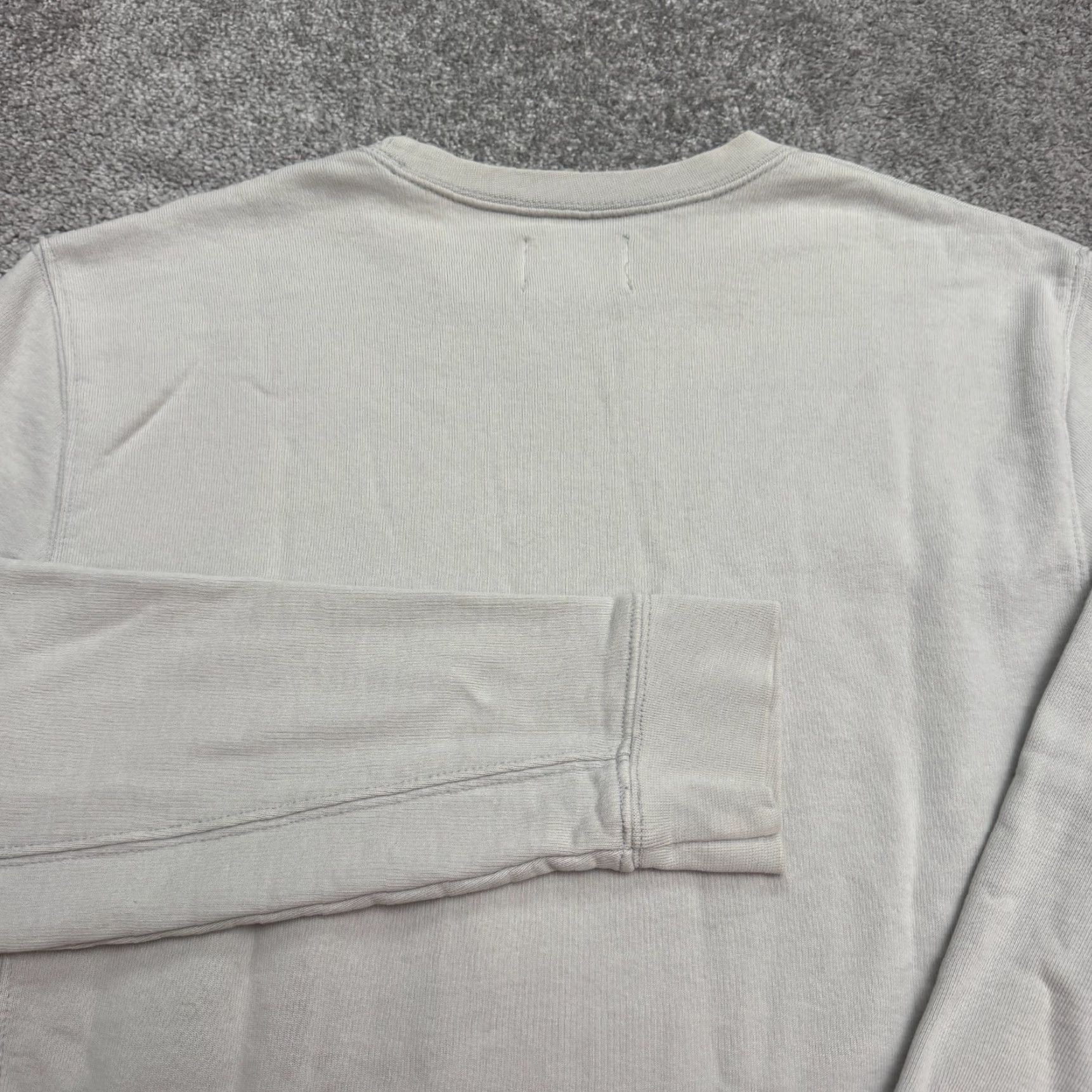 Topman Topman Premium Pullover Sweatshirt Mens Small Light Gray Crew Neck Cotton Casual Size US S / EU 44-46 / 1 - 4 Thumbnail