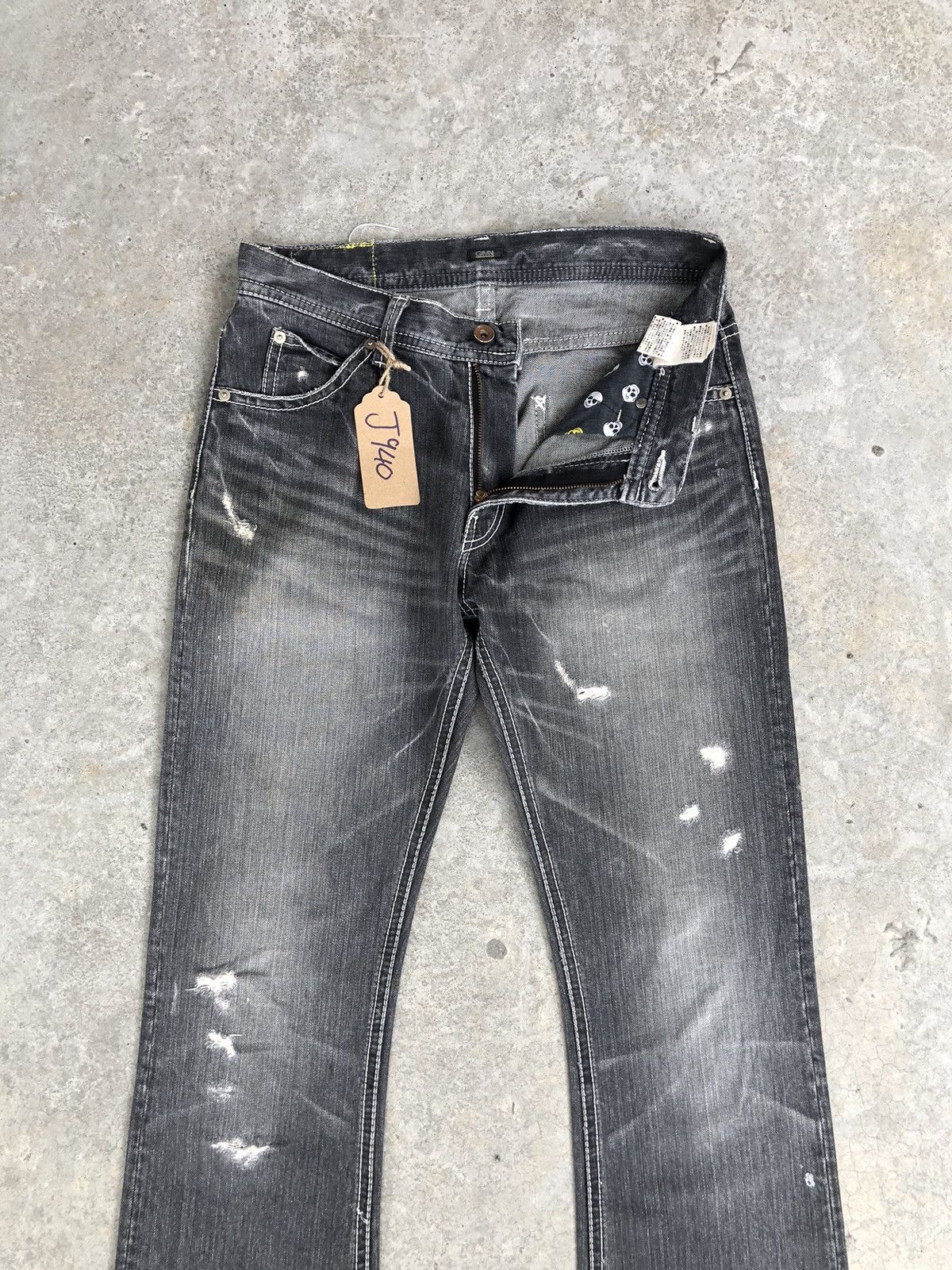 Japanese Brand Japanese Quarter Gemini Flared Jeans Distressed Jeans Size US 30 / EU 46 - 3 Thumbnail