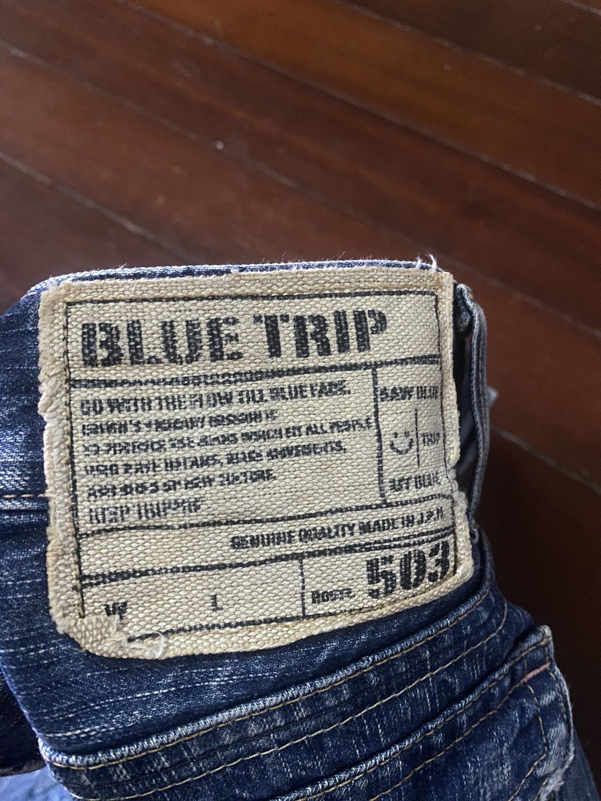 If Six Was Nine EDWIN 503 BLUE TRIP FLARE BOOTCUT DENIM Size US 36 / EU 52 - 22 Thumbnail