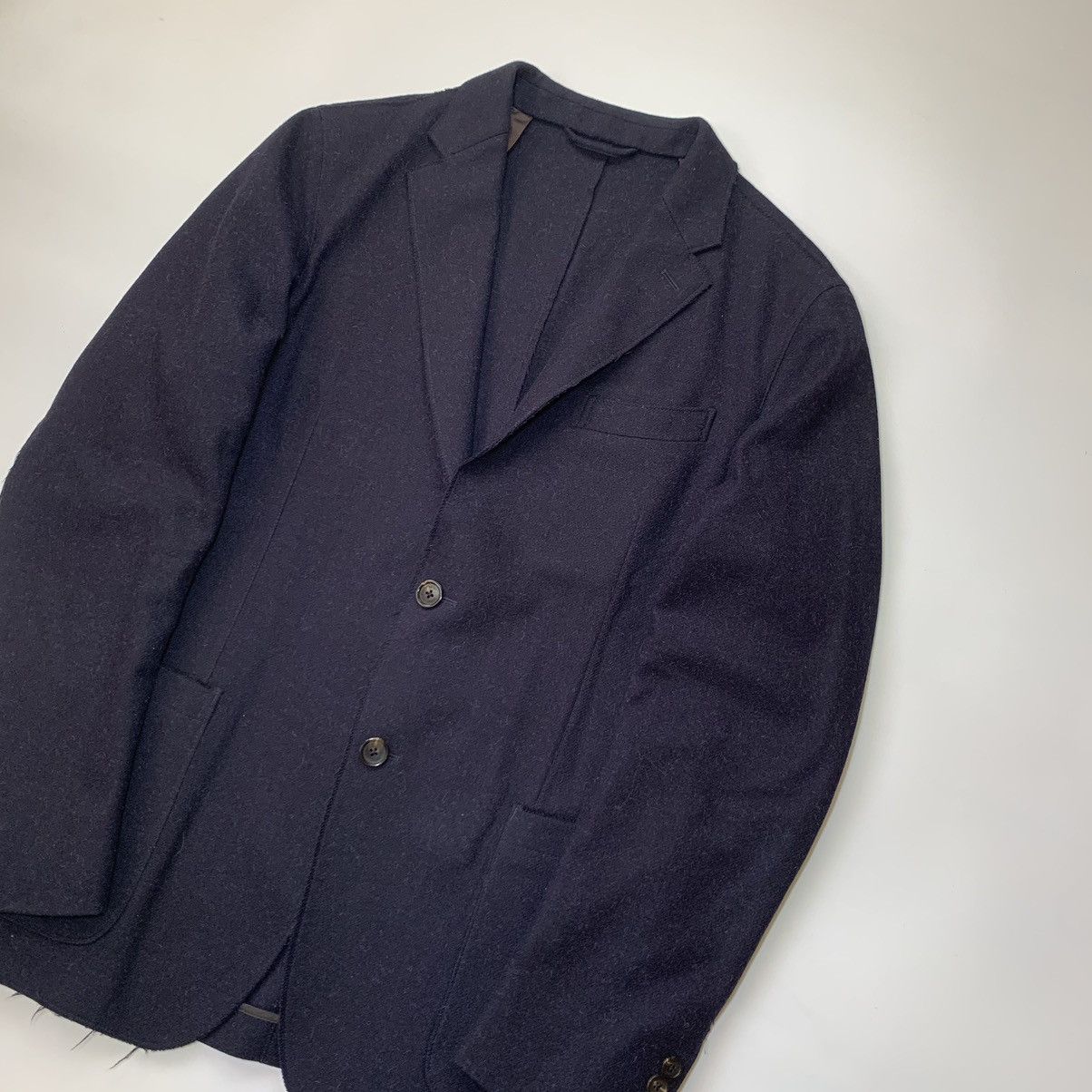Ermenegildo Zegna Ermenegildo Zegna Trofeo Tweed Blazer Lana Wool Size 52L - 3 Thumbnail