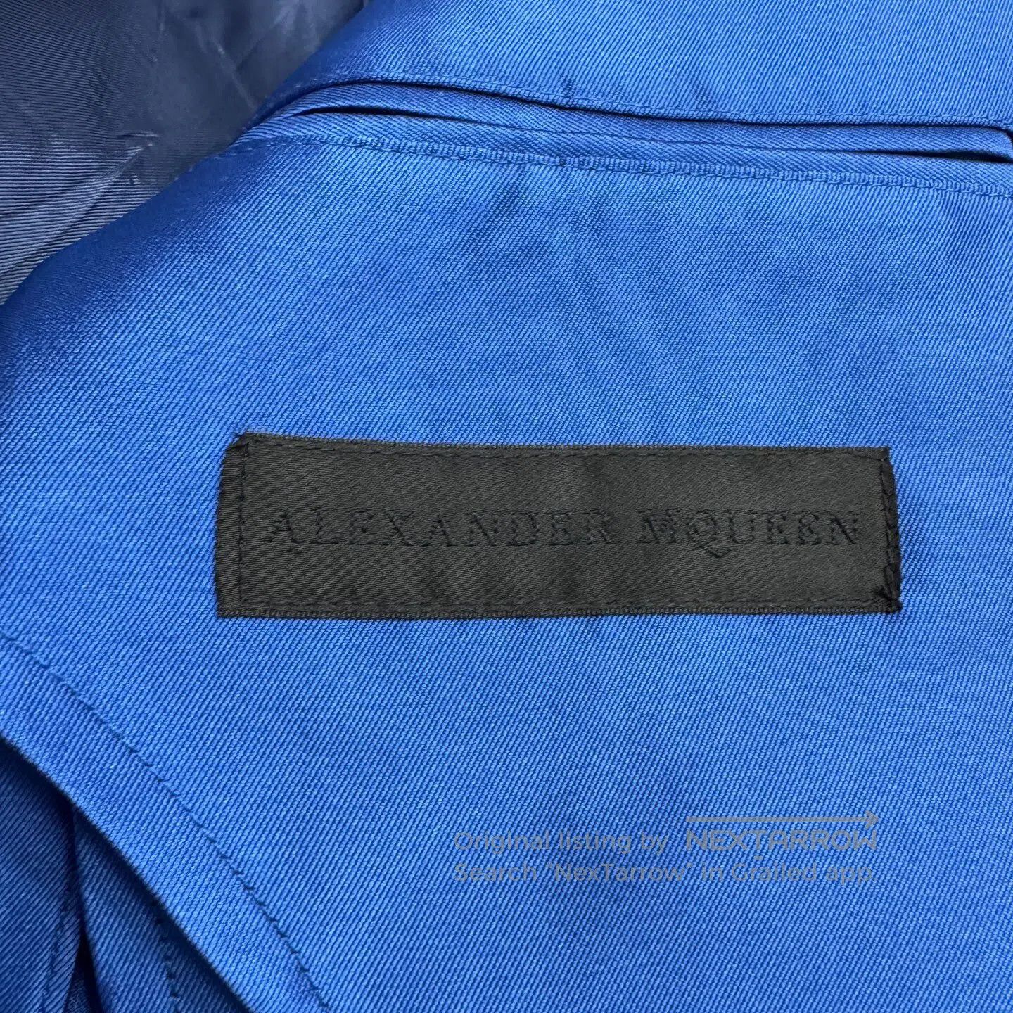 Alexander McQueen ALEXANDER MCQUEEN Solid-colored suit jacket| Size 46R - 3 Thumbnail