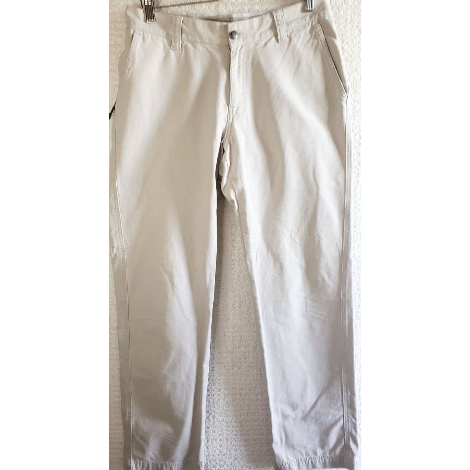 Vintage Columbia Men's Chino Pants Beige Size 32x32 Straight Leg Regular Fit Cotton Shirt? Size US 32 / EU 48 - 2 Thumbnail