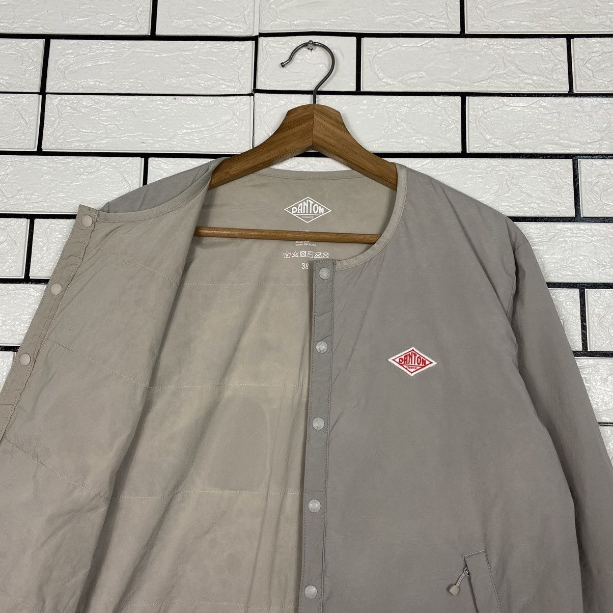 Japanese Brand Vintage Snap Button Bomber Jacket Danton Size US M / EU 48-50 / 2 - 13 Thumbnail