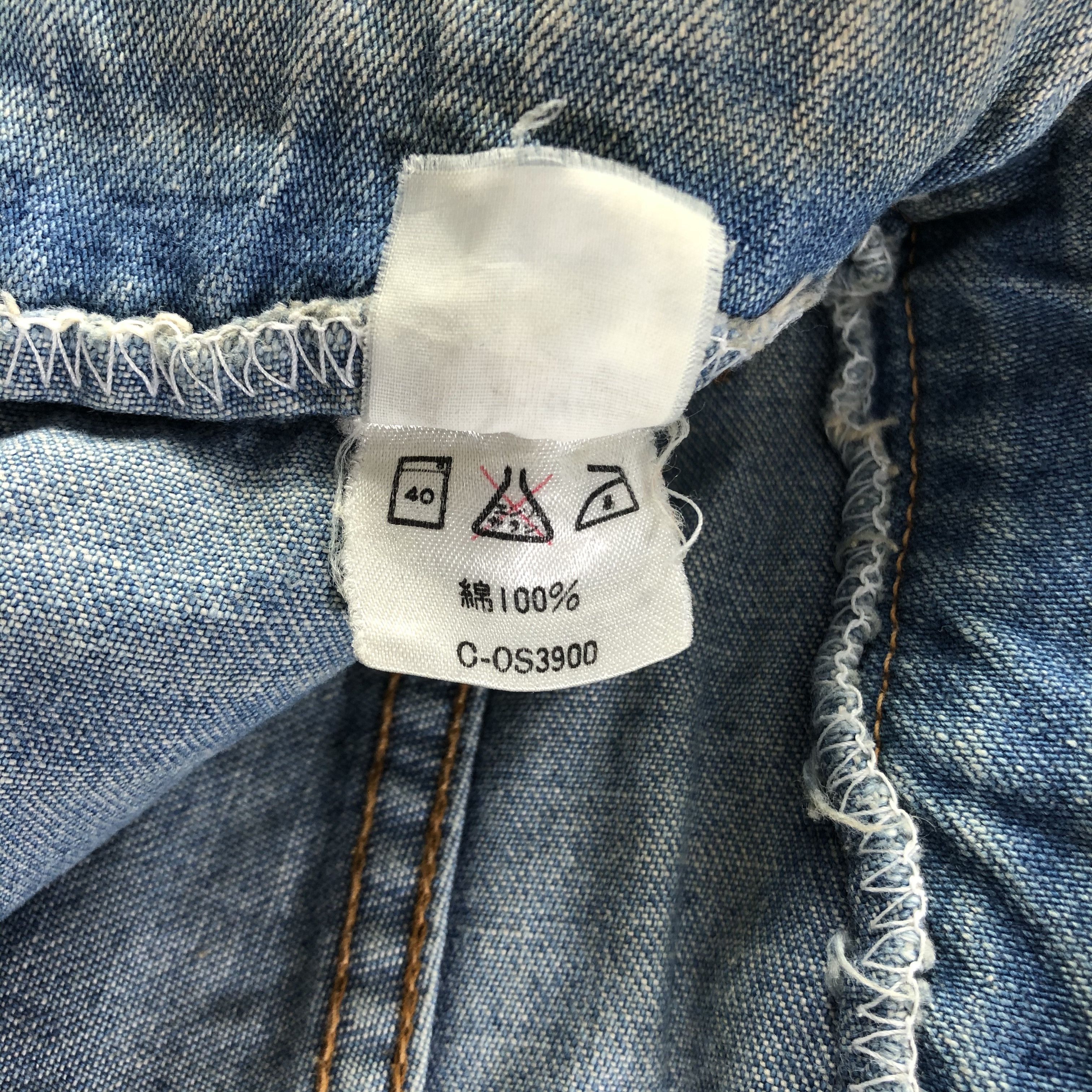 Japanese Brand Vintage Japanese Bush Pants Bell Bottom Jeans Flare Denim Size US 26 / EU 42 - 8 Thumbnail