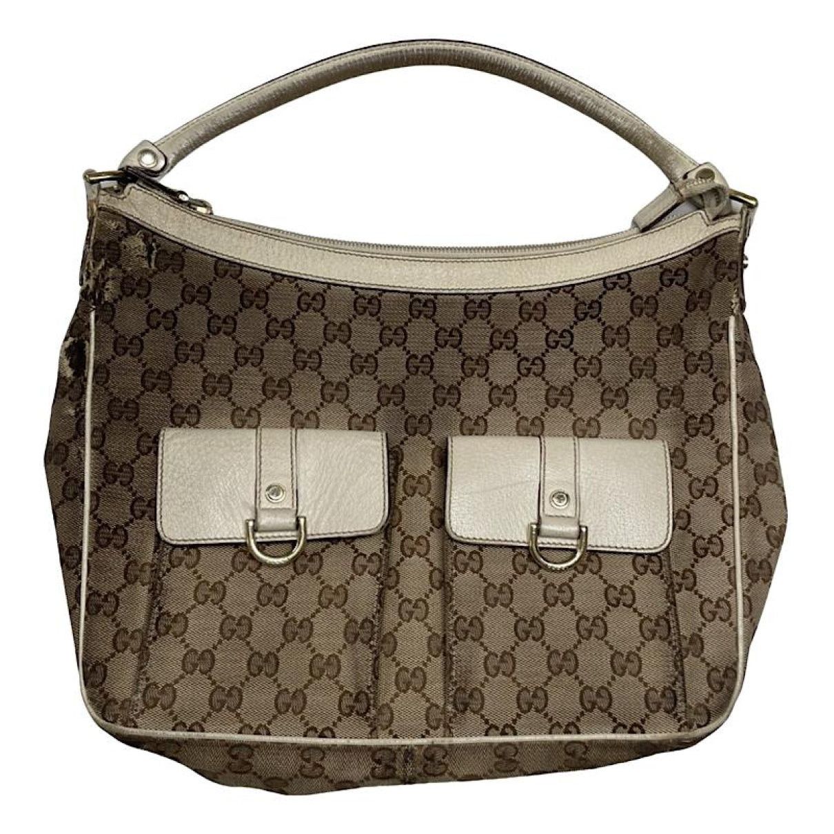 Gucci Jackie Vintage Beige Leather Handbag Size ONE SIZE - 1 Thumbnail