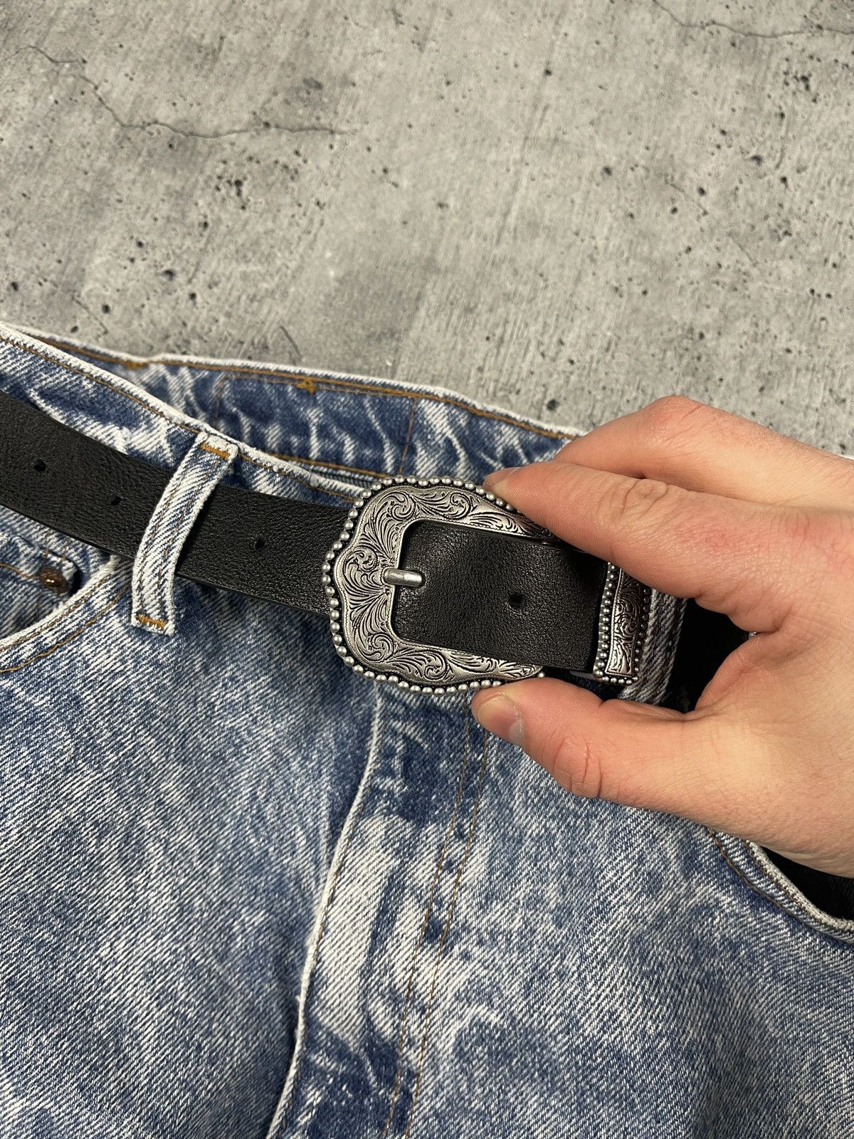 Vintage crazy y2k belt avant-garde style Size ONE SIZE - 3 Thumbnail