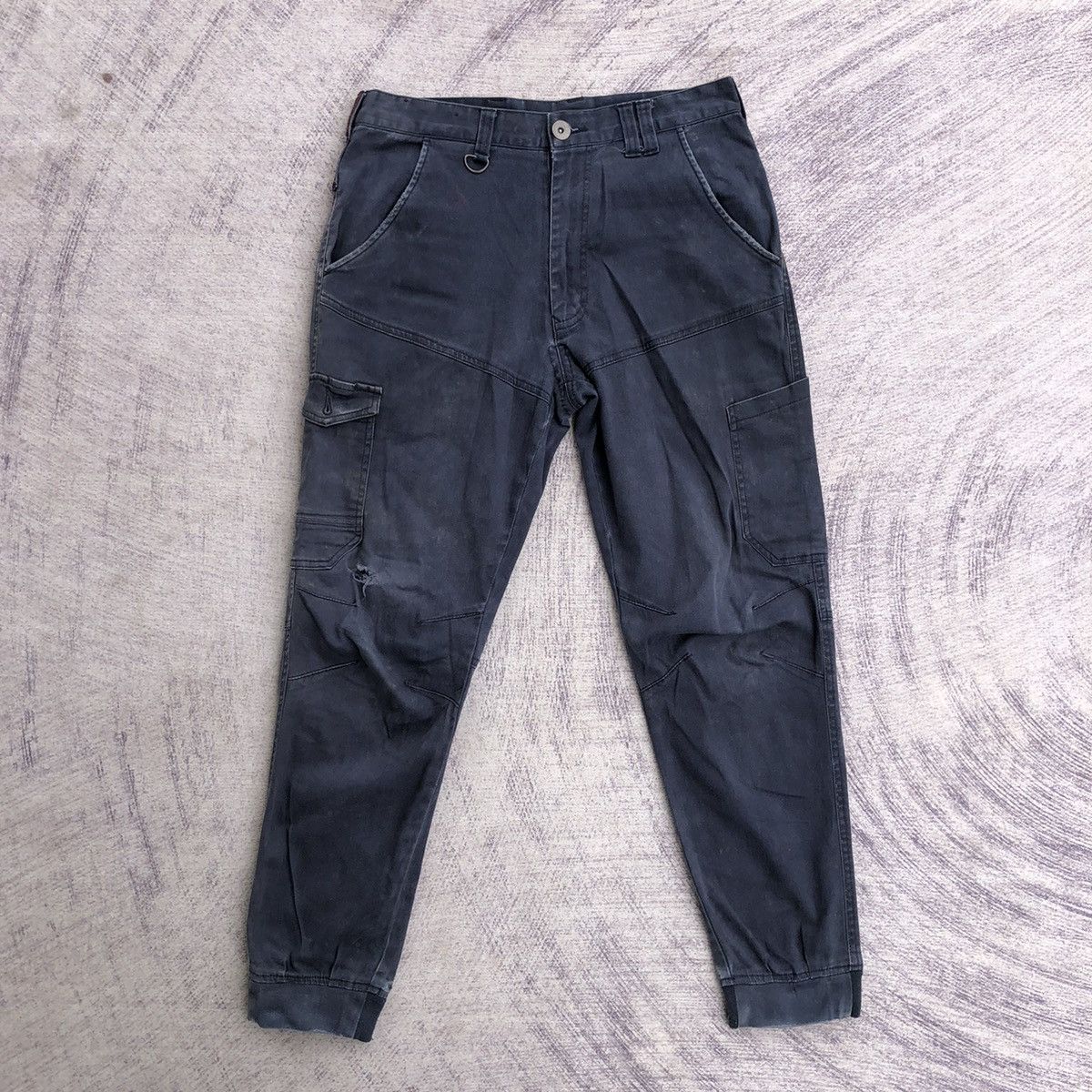 20471120 Japanesebrand Faded cargo pants multipocket tactical utility Size US 31 - 1 Thumbnail