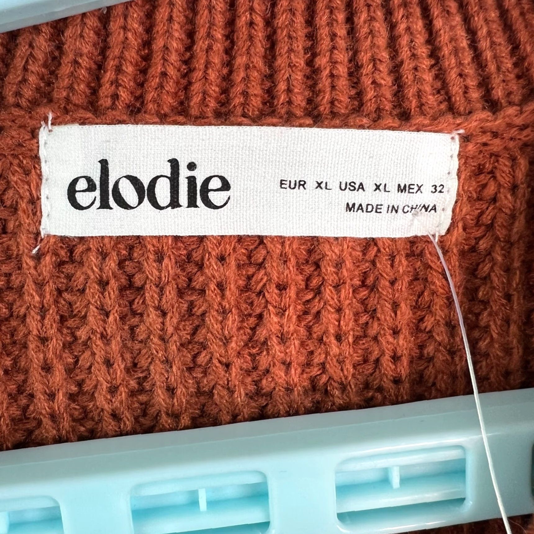 Vintage Elodie Cropped Crew Neck Ribbed Sweater Womens Size XL Brown Long Sleeve Size XL / US 12-14 / IT 48-50 - 5 Thumbnail