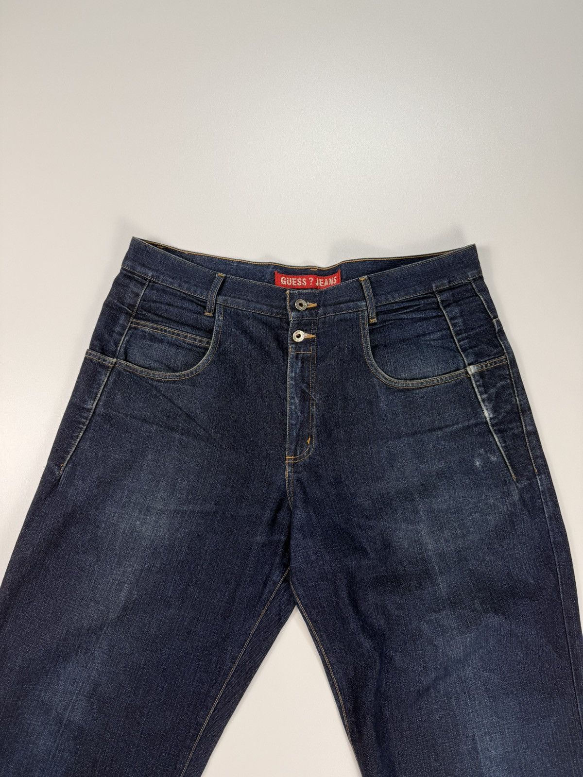 Guess Vintage 90s Guess Mens BootCut Darkwash Size US 38 / EU 54 - 2 Thumbnail