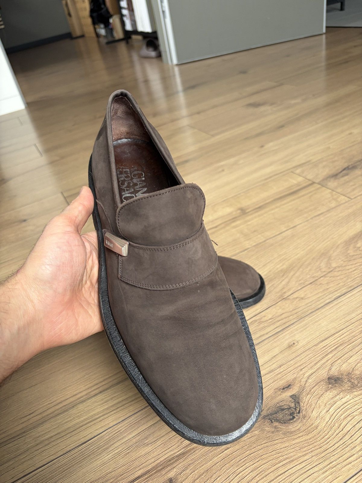 Versace Gianni Versace Vintage Nubuck Loafers Size US 6.5 / EU 39-40 - 7 Thumbnail