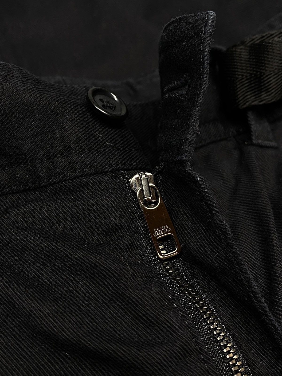Dolce & Gabbana Dolce & Gabbana Jeans Black Cotton Skinny Cargo Denim Size US 32 / EU 48 - 22 Thumbnail