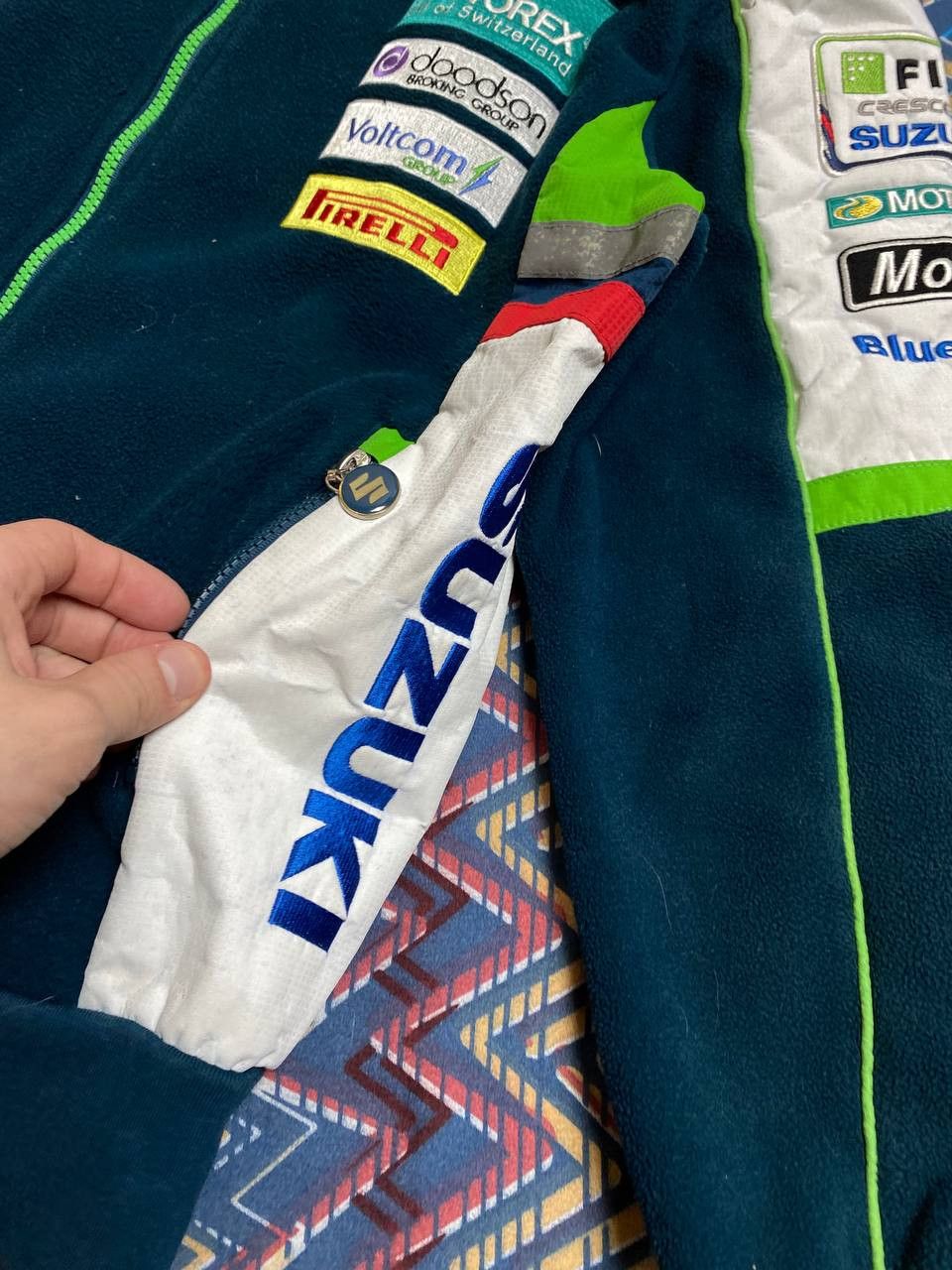 Vintage Vintage SUZUKI World Superbike team big logo Y2K Size US M / EU 48-50 / 2 - 5 Thumbnail