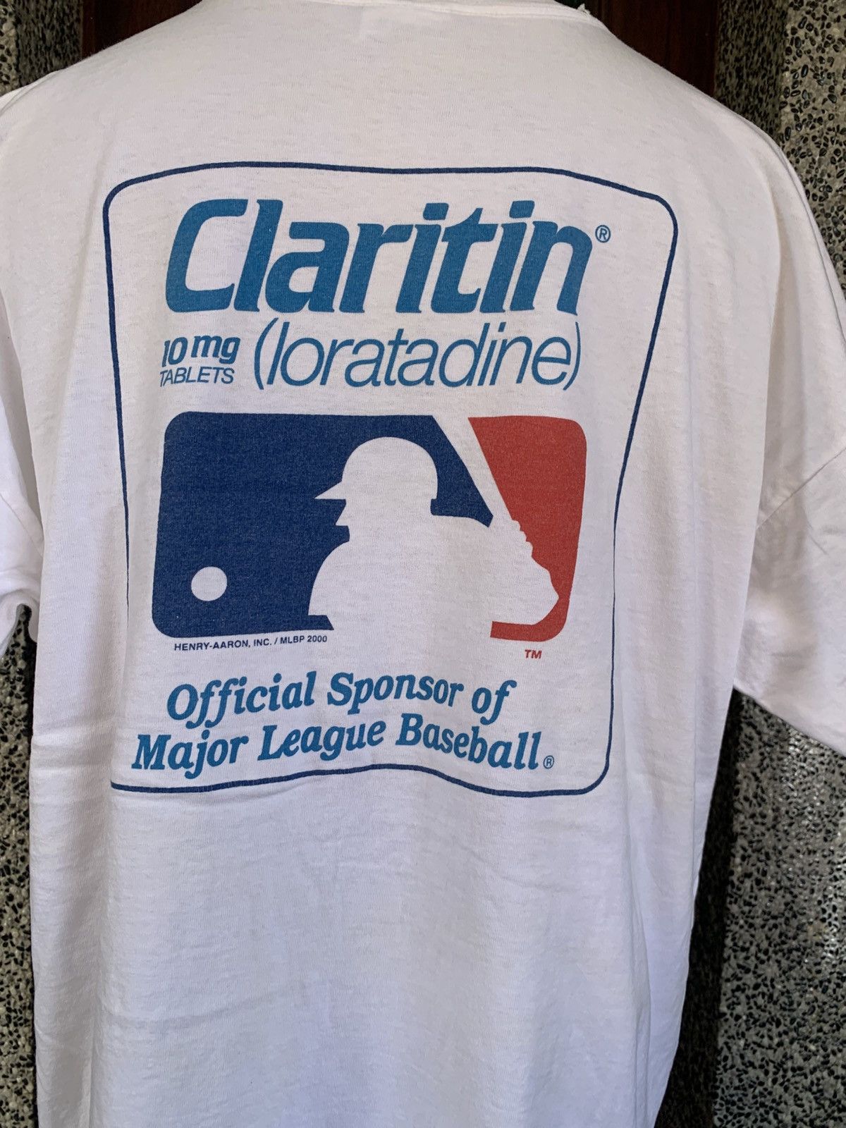 MLB Vintage 2000 Claritin Official Sponsor Of MLB T shirt Size US XL / EU 56 / 4 - 2 Thumbnail