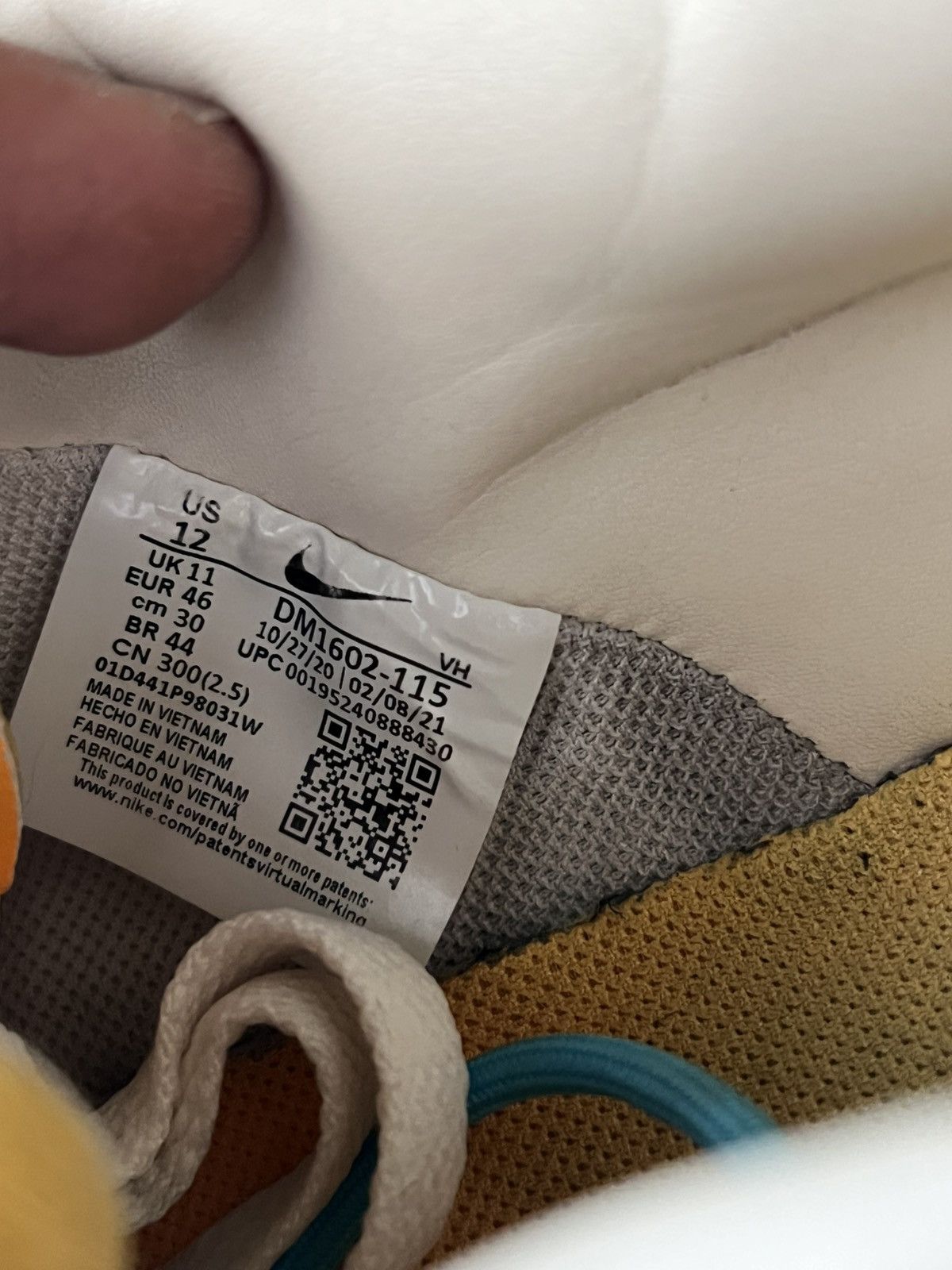 Nike × Off-White Nike Dunk Low Off-White Lot 2 Size US 12 / EU 45 - 13 Thumbnail
