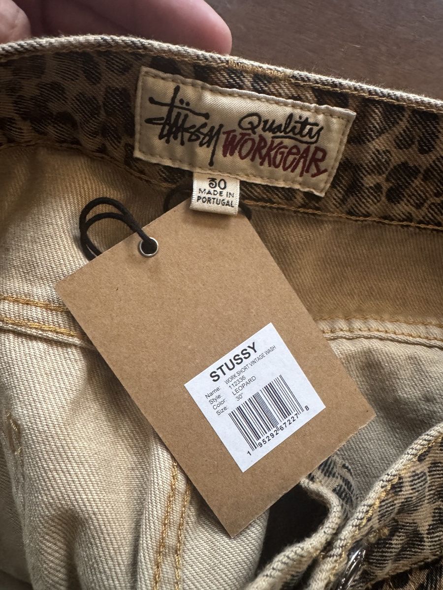 Stussy Stussy denim work short leopard 30 Size US 30 / EU 46 - 4 Thumbnail