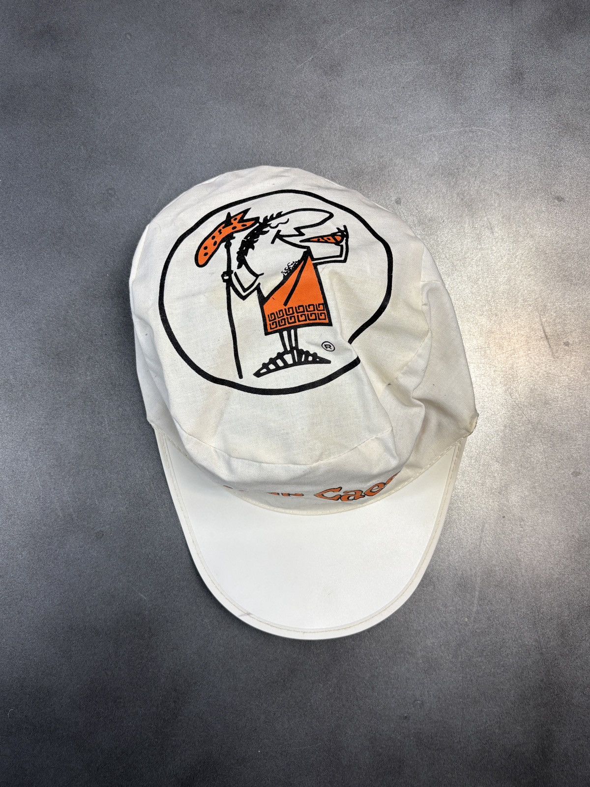 Vintage Vintage Little Caesars Hat Vintage Painters Cap Pillbox 70s Size ONE SIZE - 4 Thumbnail
