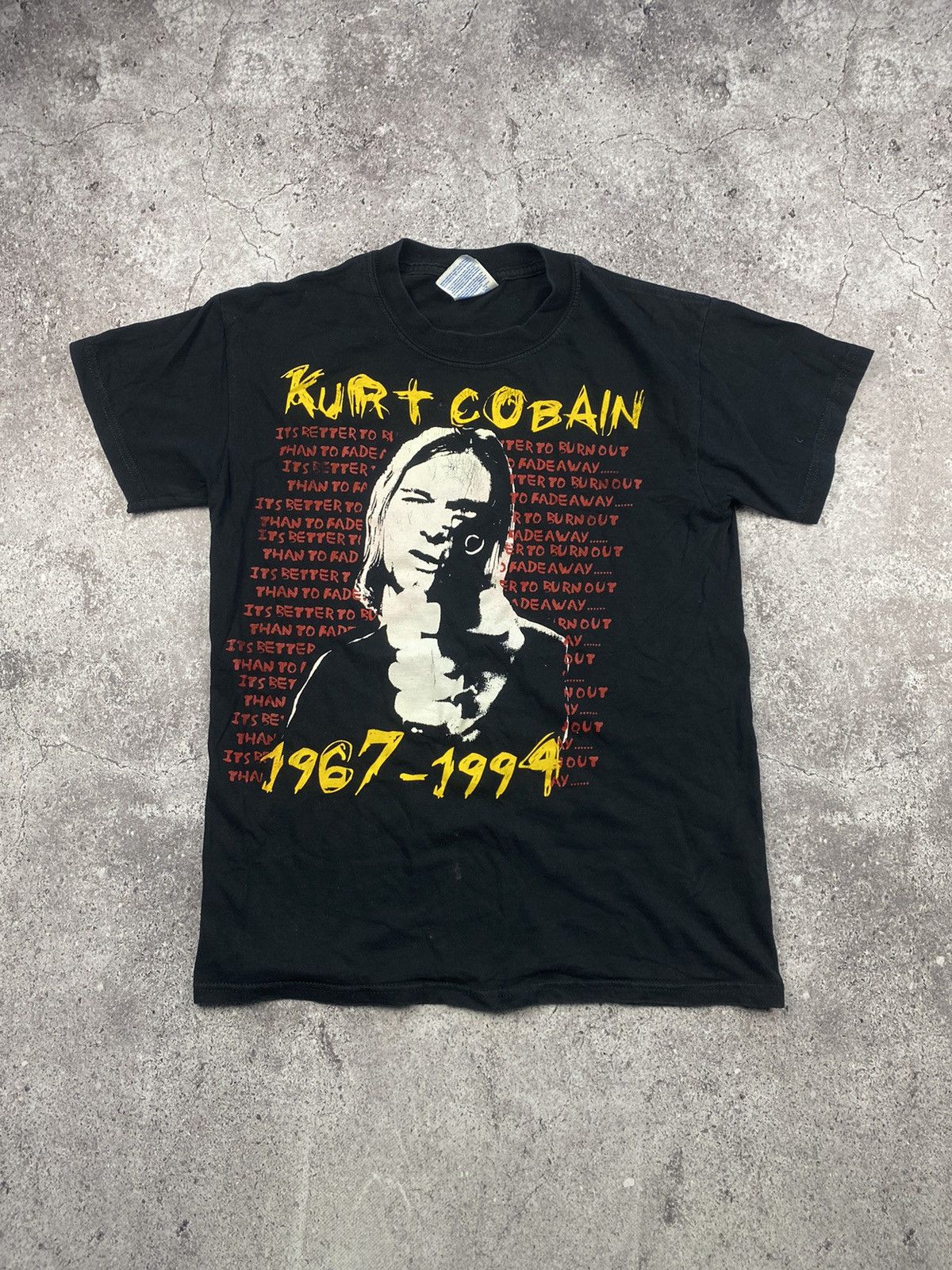 Nirvana Vintage Kurt Cobain 1967-1994 Nirvana Black Band Tee Size US S / EU 44-46 / 1 - 3 Thumbnail