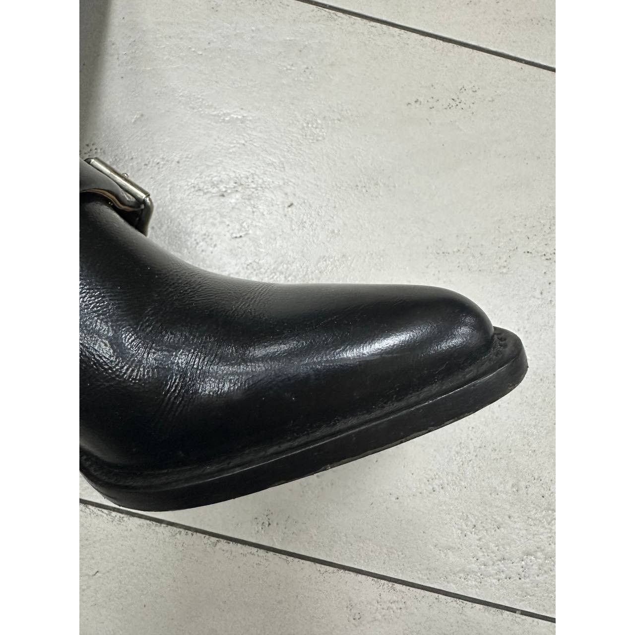 Chloe Chloe Leather Over-the Knee Buckle Block Heel Boots Sz.36.5 Size US 5.5 / IT 35.5 - 11 Thumbnail