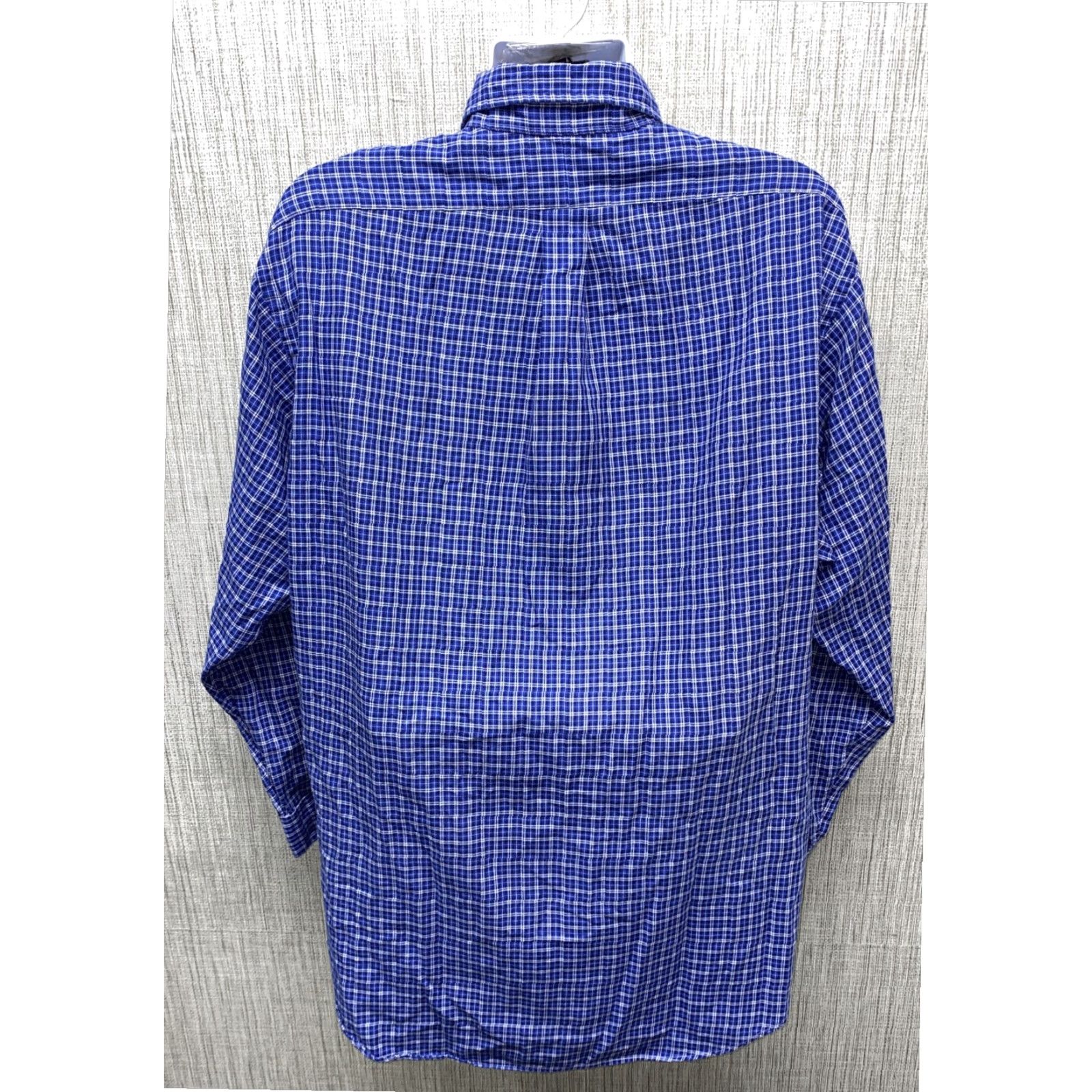 Ralph Lauren Ralph Lauren Mens Blue Long Sleeve Button Down Dress Shirt Large Size 42R - 5 Thumbnail