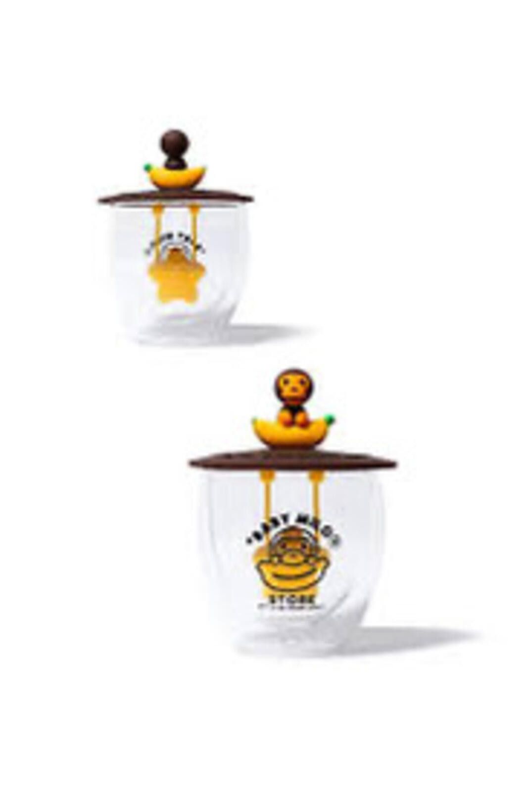 Bape BAPE x Baby Milo Store Glass Mug w/ Lid - A Bathing Ape Size ONE SIZE - 4 Thumbnail