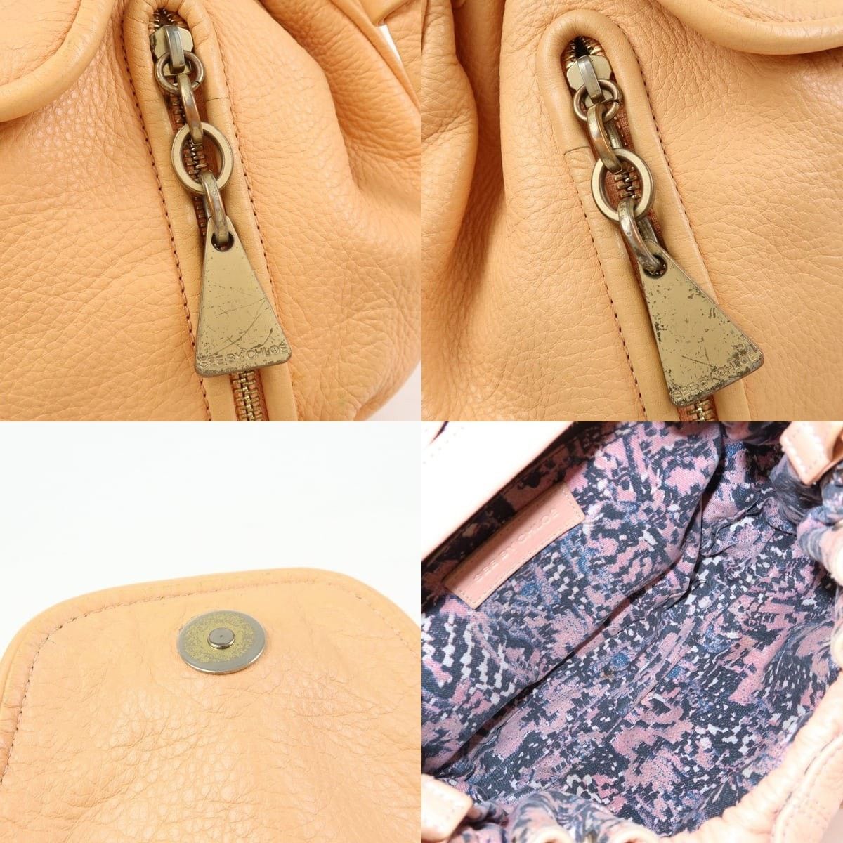Chloe Chloe See by Chloe Leather Crossbody Bag Tan Size ONE SIZE - 7 Thumbnail