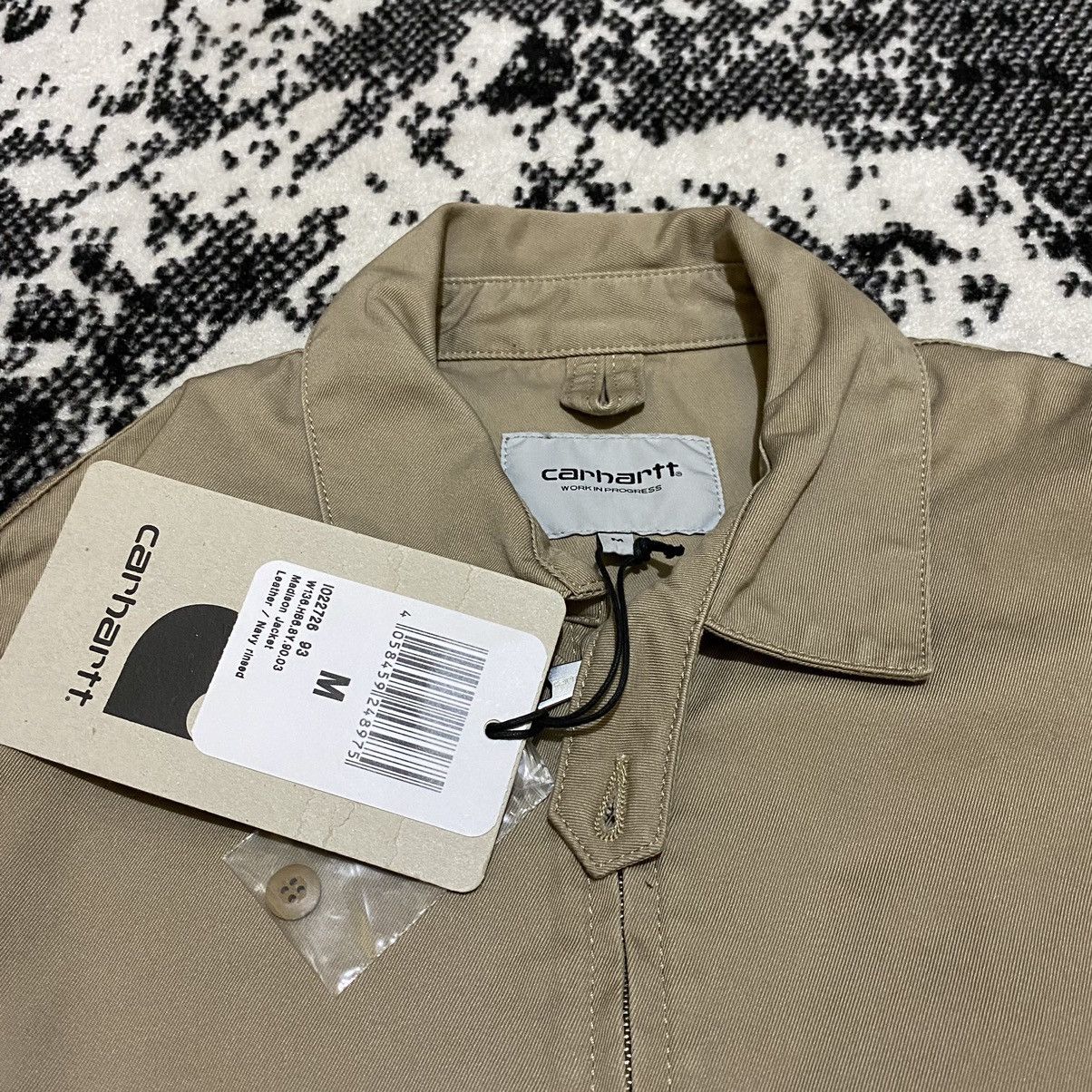 Carhartt × Carhartt Wip CARHARTT WIP MADISON JACKET LEATHER / NAVY / NAVY RINSED Size US M / EU 48-50 / 2 - 3 Thumbnail
