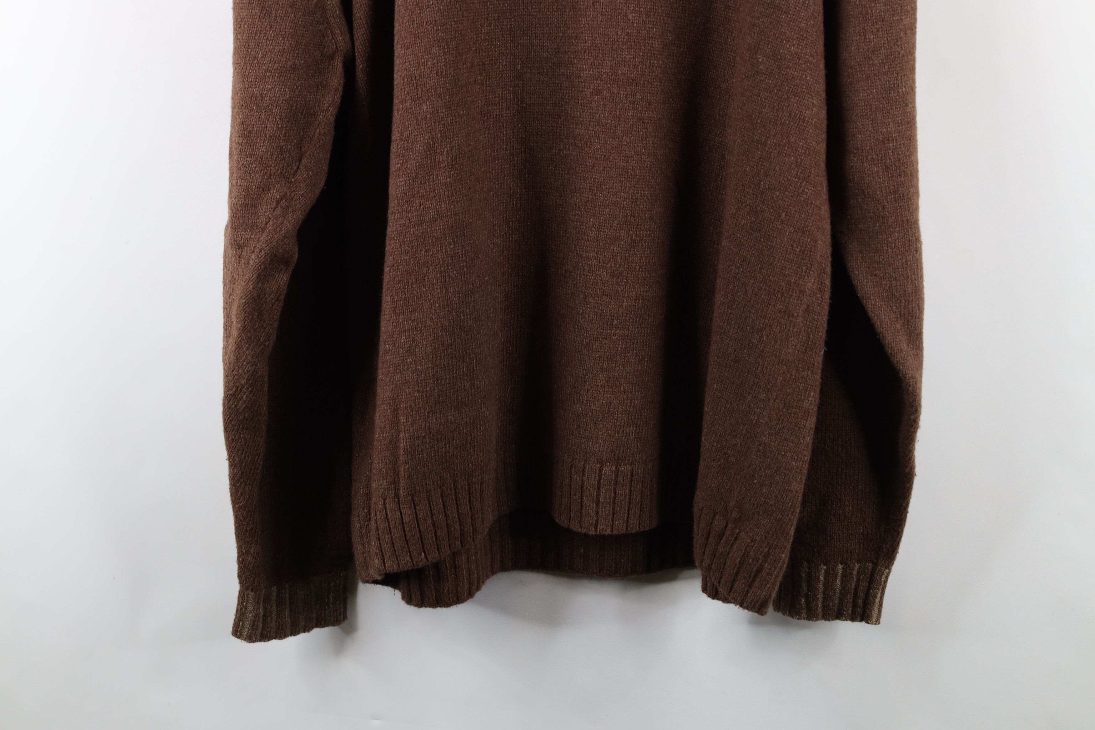 Columbia × Vintage Vintage 90s Y2K Columbia Wool Blend Ribbed Knit Sweater Size US L / EU 52-54 / 3 - 12 Thumbnail