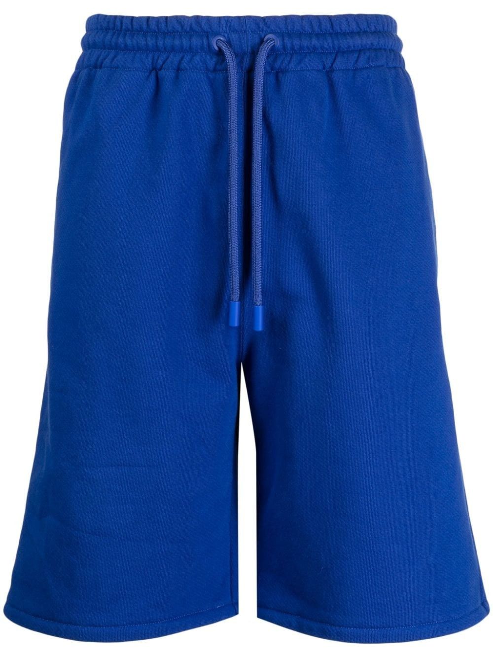 Off-White o1mle0225 Stitch Skate Sweatshort in Dark Blue Size US 32 / EU 48 - 2 Thumbnail