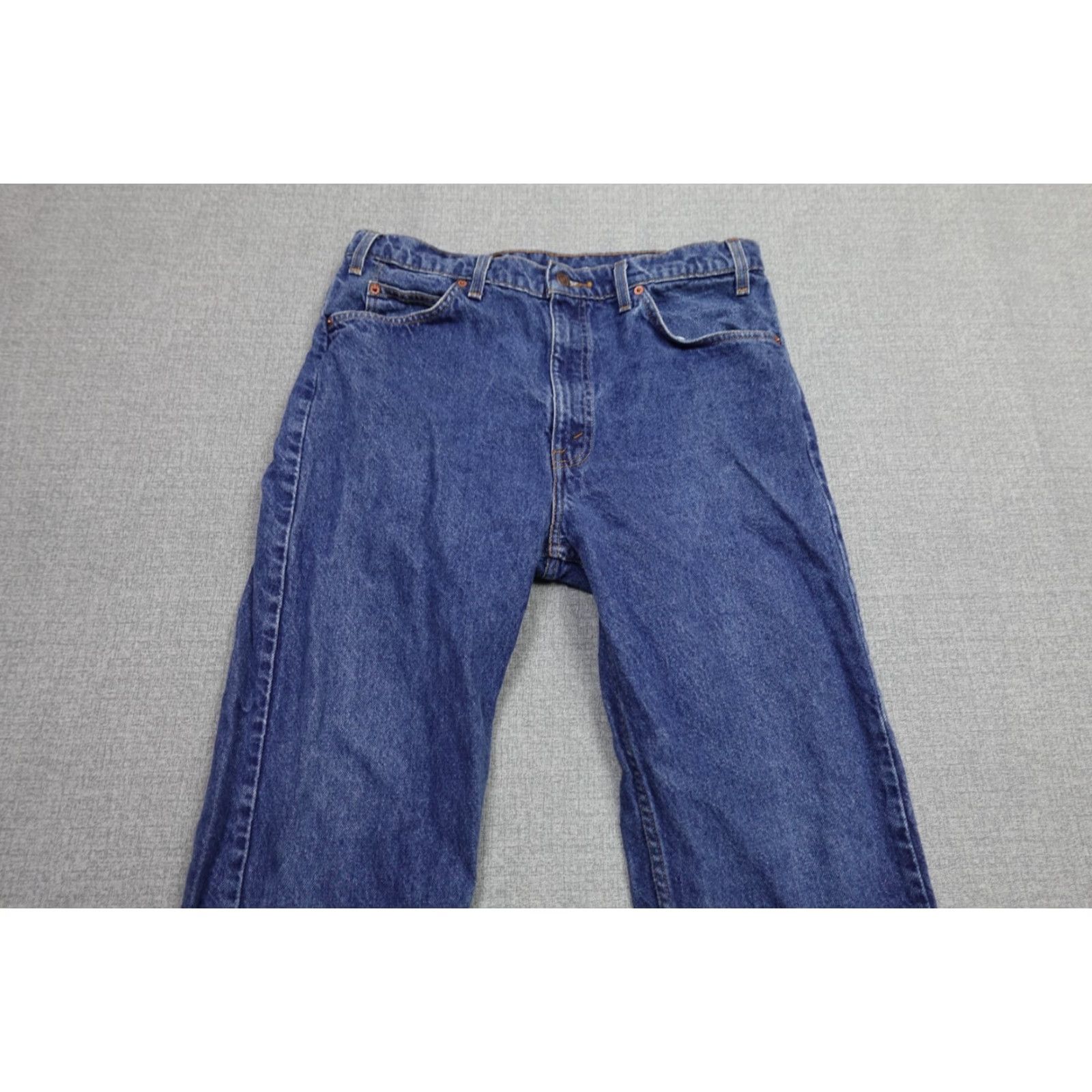 Levi's VINTAGE Levi's 505 Jeans Men 36x27 Blue Light Wash Orange Tab 90s Distressed Hem Levi's 505 Jeans Men 36x27 Blue Light Wash Distressed Hem 90s Size US 36 / EU 52 - 2 Thumbnail