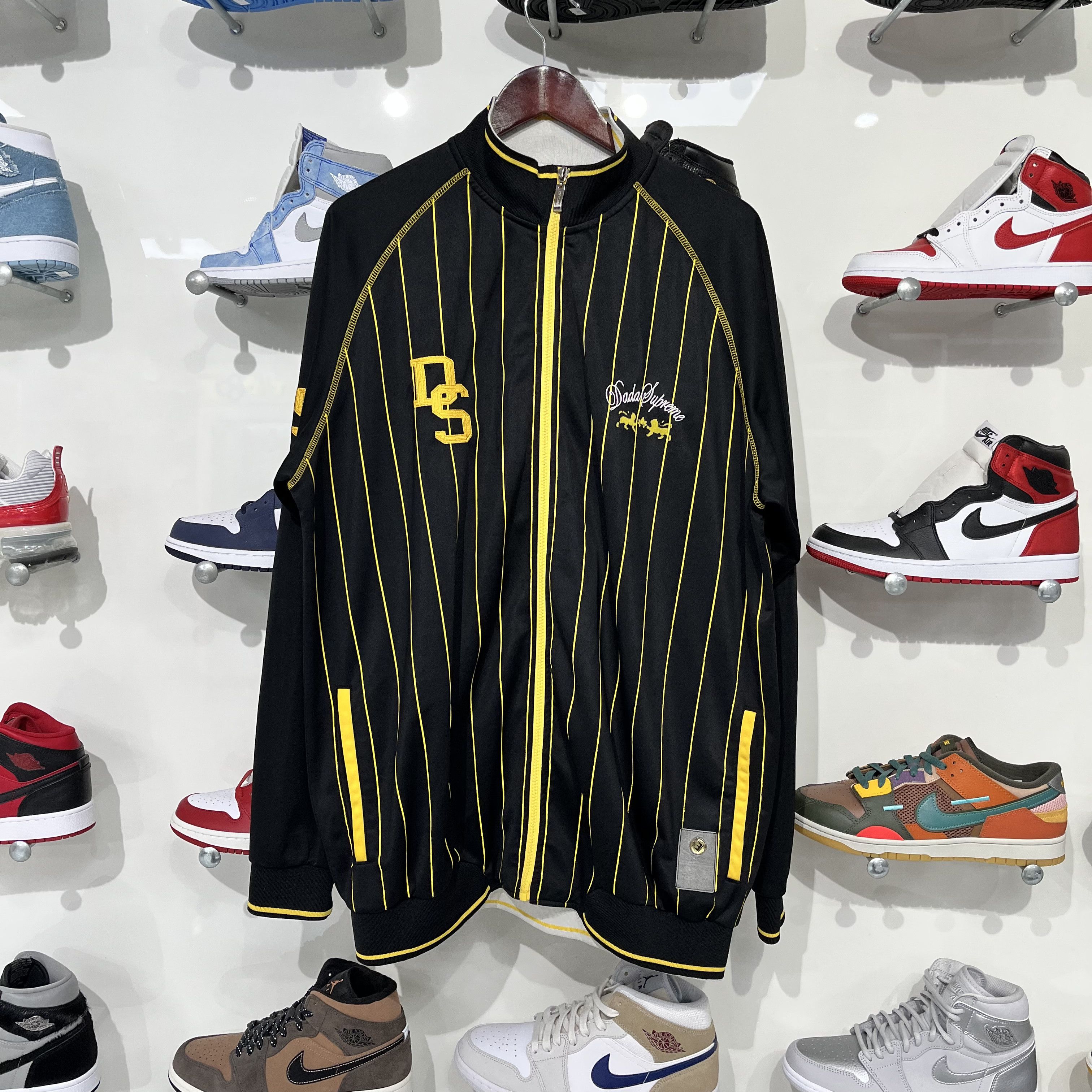 Dada Supreme Zip Hoodie Black/Yellow