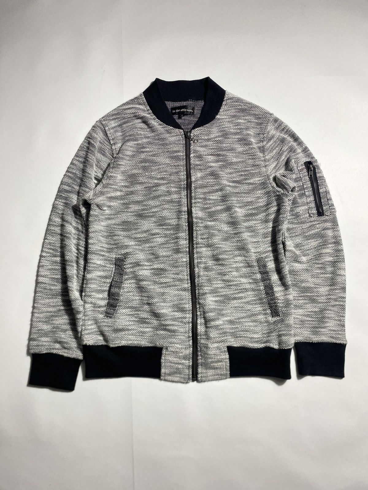 In The Attic IN THE ATTIC HOMME KNIT BOMBER JACKET Size US M / EU 48-50 / 2 - 1 Thumbnail