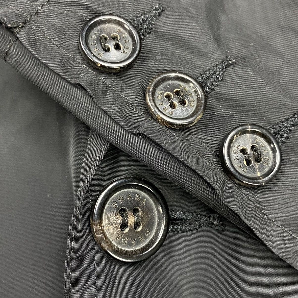 Prada Single Breasted Nylon Blazer Size 46L - 3 Thumbnail