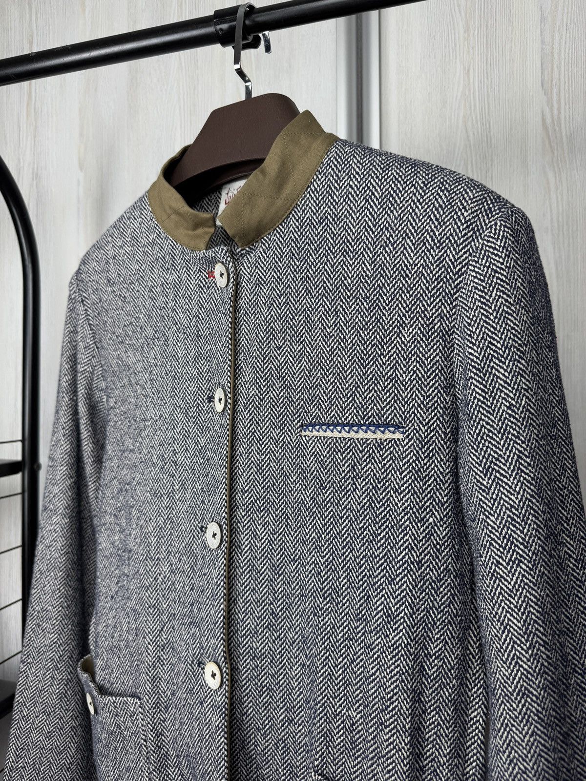 Other Luis Trenker grey-blue herringbone jacket blazer size 44 Size M / US 6-8 / IT 42-44 - 4 Thumbnail