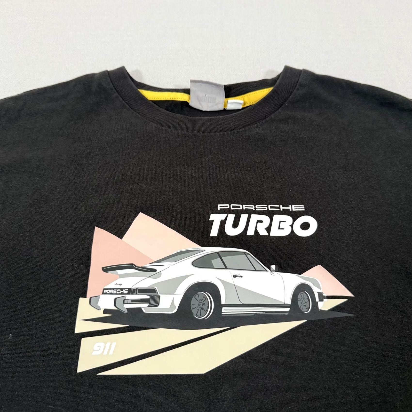 Puma Puma Shirt Mens Large Black Porsche 911 Turbo Car Tee Racing Stretch Cotton Size US L / EU 52-54 / 3 - 3 Thumbnail