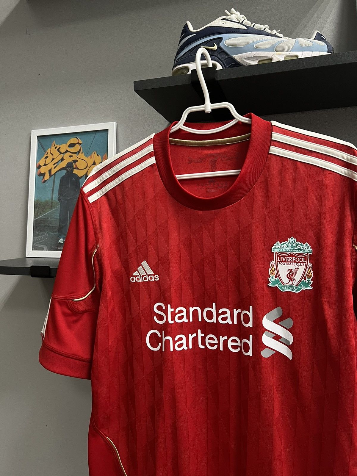 Nike LIVERPOOL 2011 FOOTBALL SHIRT SOCCER JERSEY ADIDAS GERRARD Size US L / EU 52-54 / 3 - 3 Thumbnail