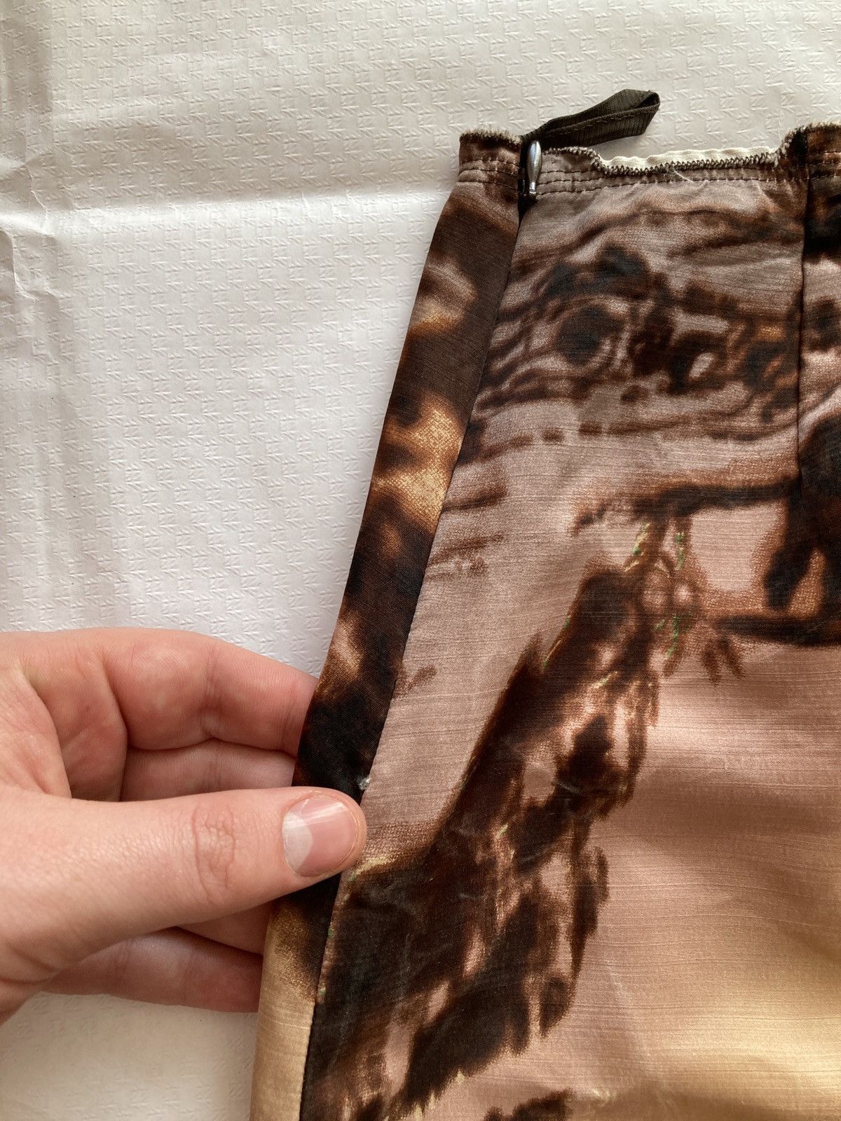 Prada Prada landscape fw04 runway collection mini skirt Vintage Size 26" / US 2 / IT 38 - 18 Thumbnail