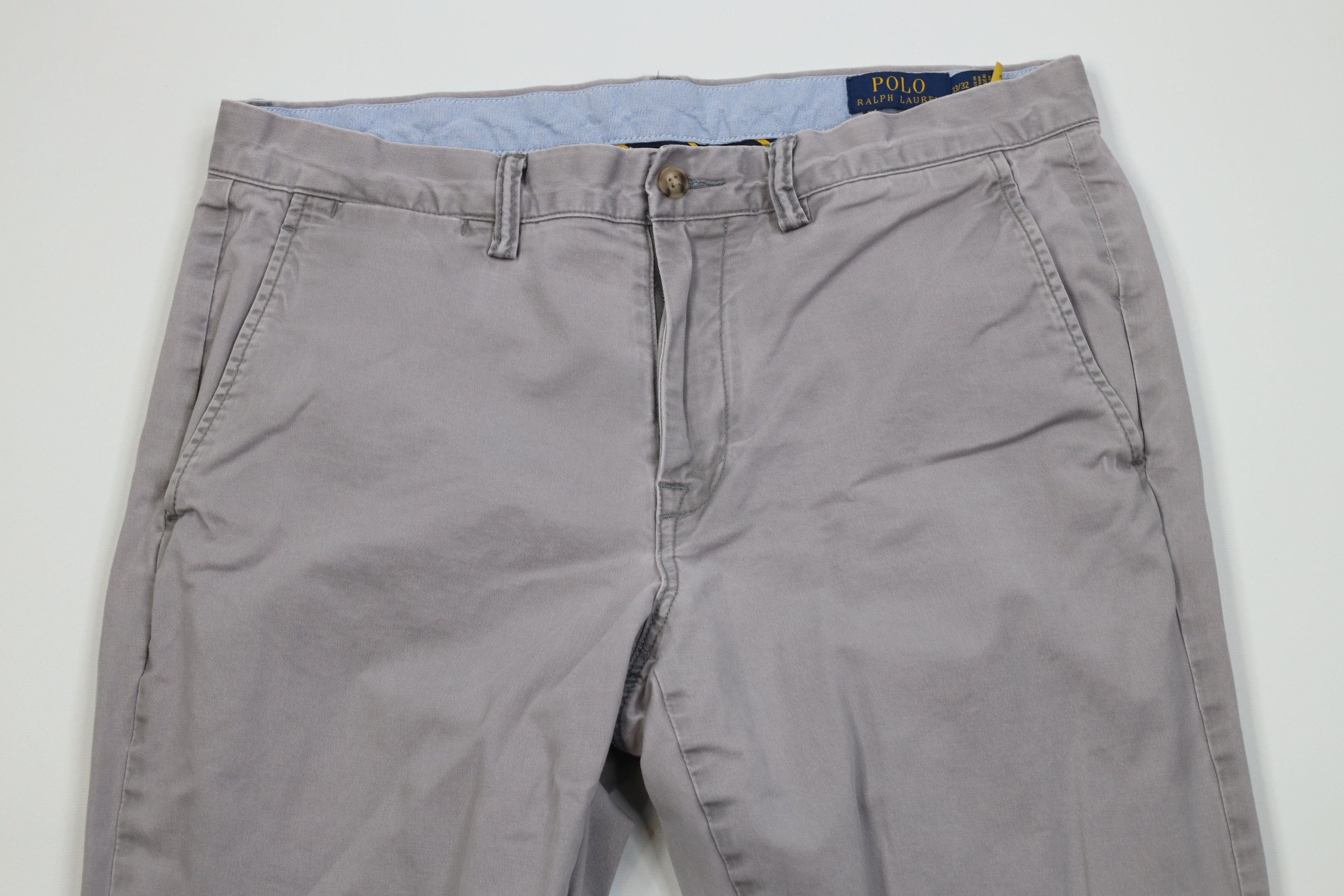 Ralph Lauren Vintage Y2K Ralph Lauren Straight Fit Chino Pants Gray Size US 33 - 2 Thumbnail