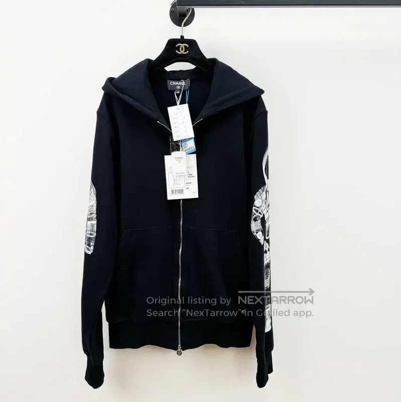 Chanel Chanel Black Cotton Women's Jacket . Size XXS / US 00 / IT 34 - 1 Thumbnail