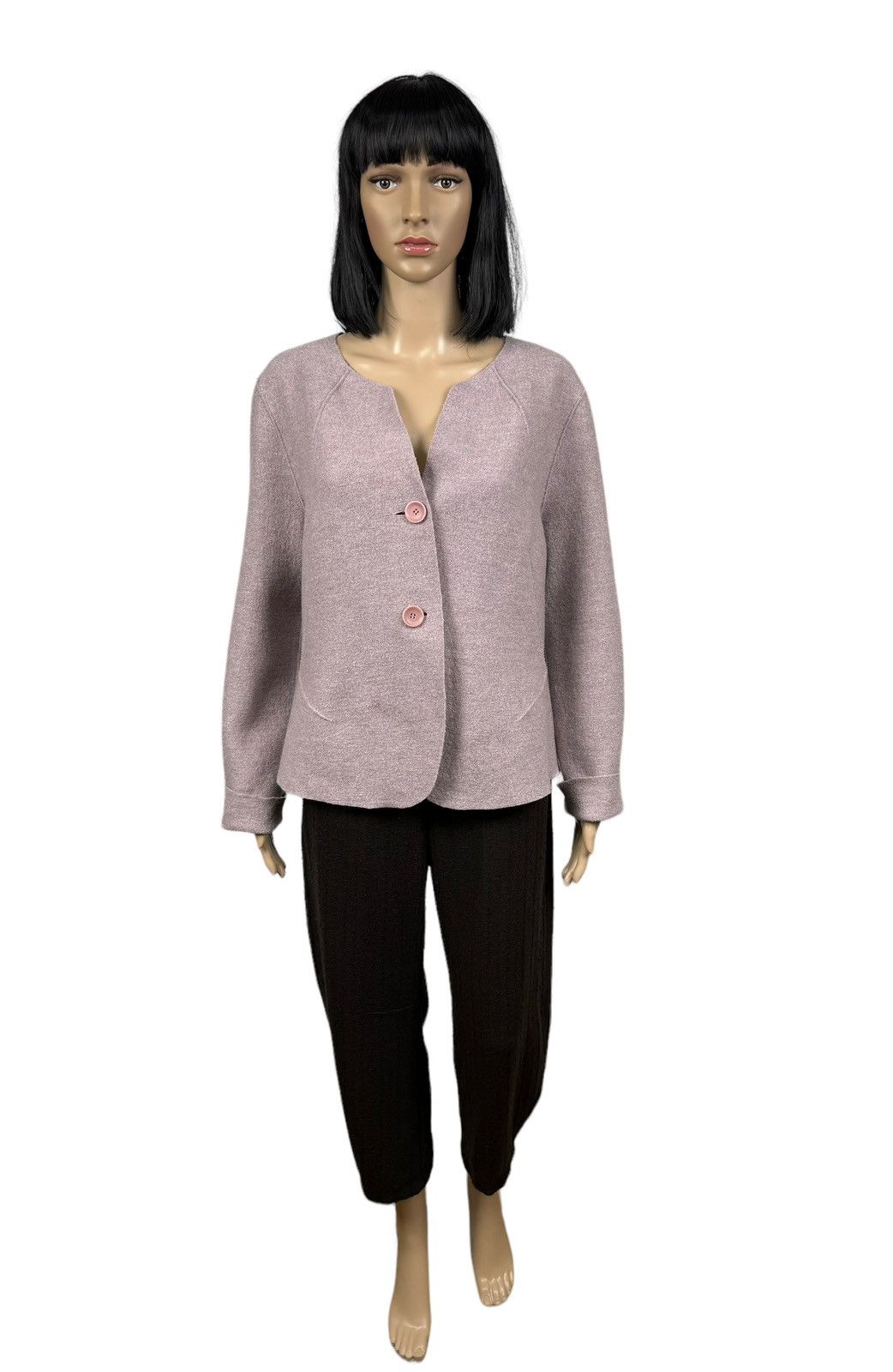 Designer OSKA Wool Knit Jacket size 1 Size S / US 4 / IT 40 - 2 Thumbnail