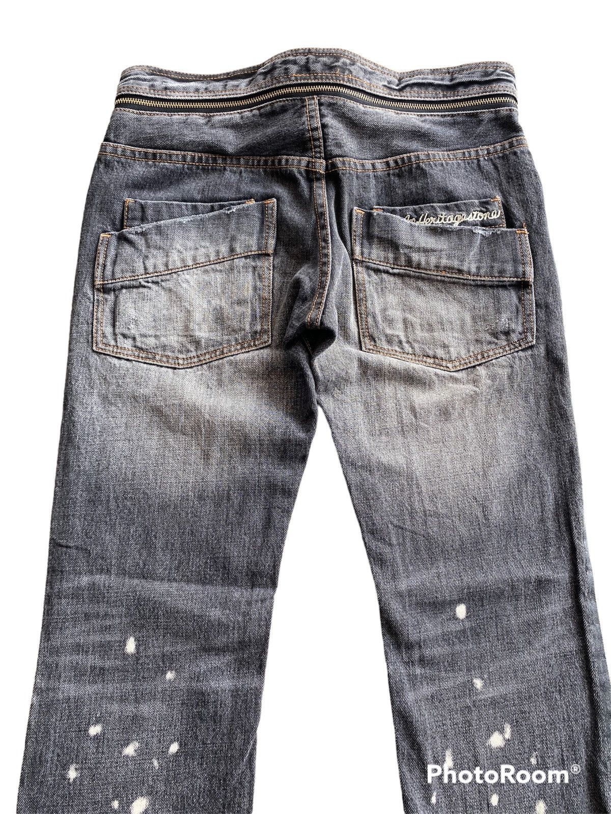 Hysteric Glamour × If Six Was Nine × Le Grande Bleu (L.G.B.) Japanese Vintage Heritage Stone Punk Black Jeans Size US 30 / EU 46 - 16 Thumbnail
